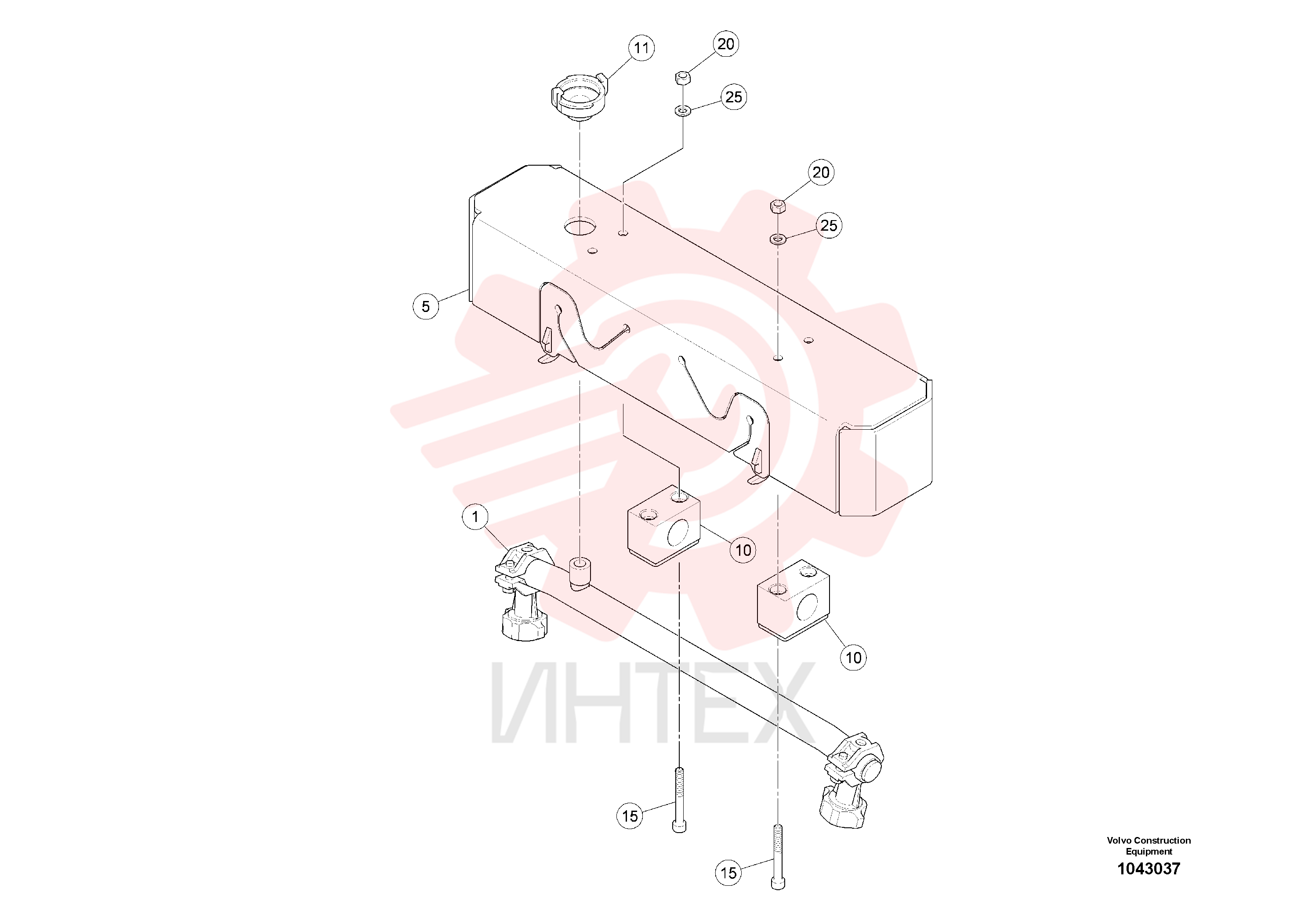 Nozzle Fitting Pre-assy RM 80803372