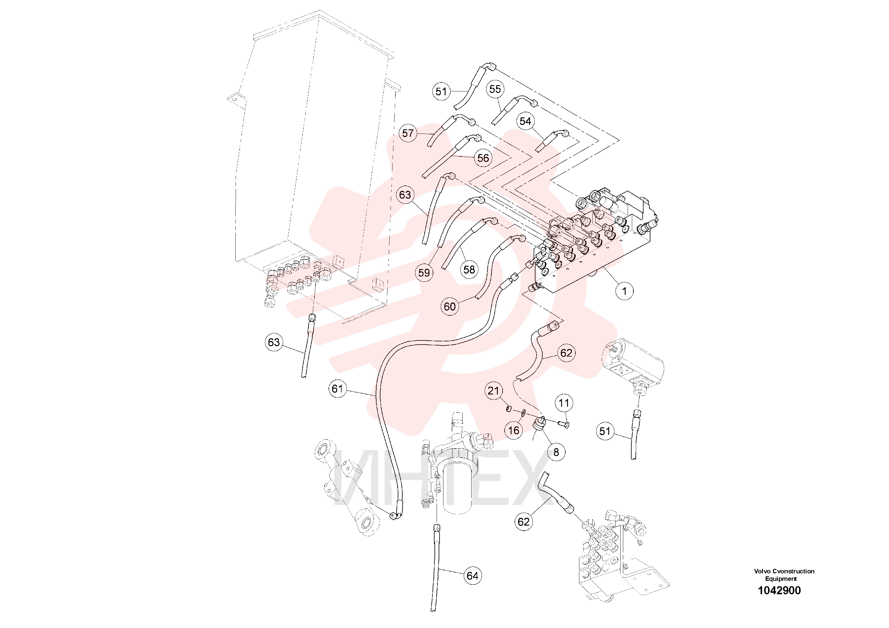 Valve block RM 80755887
