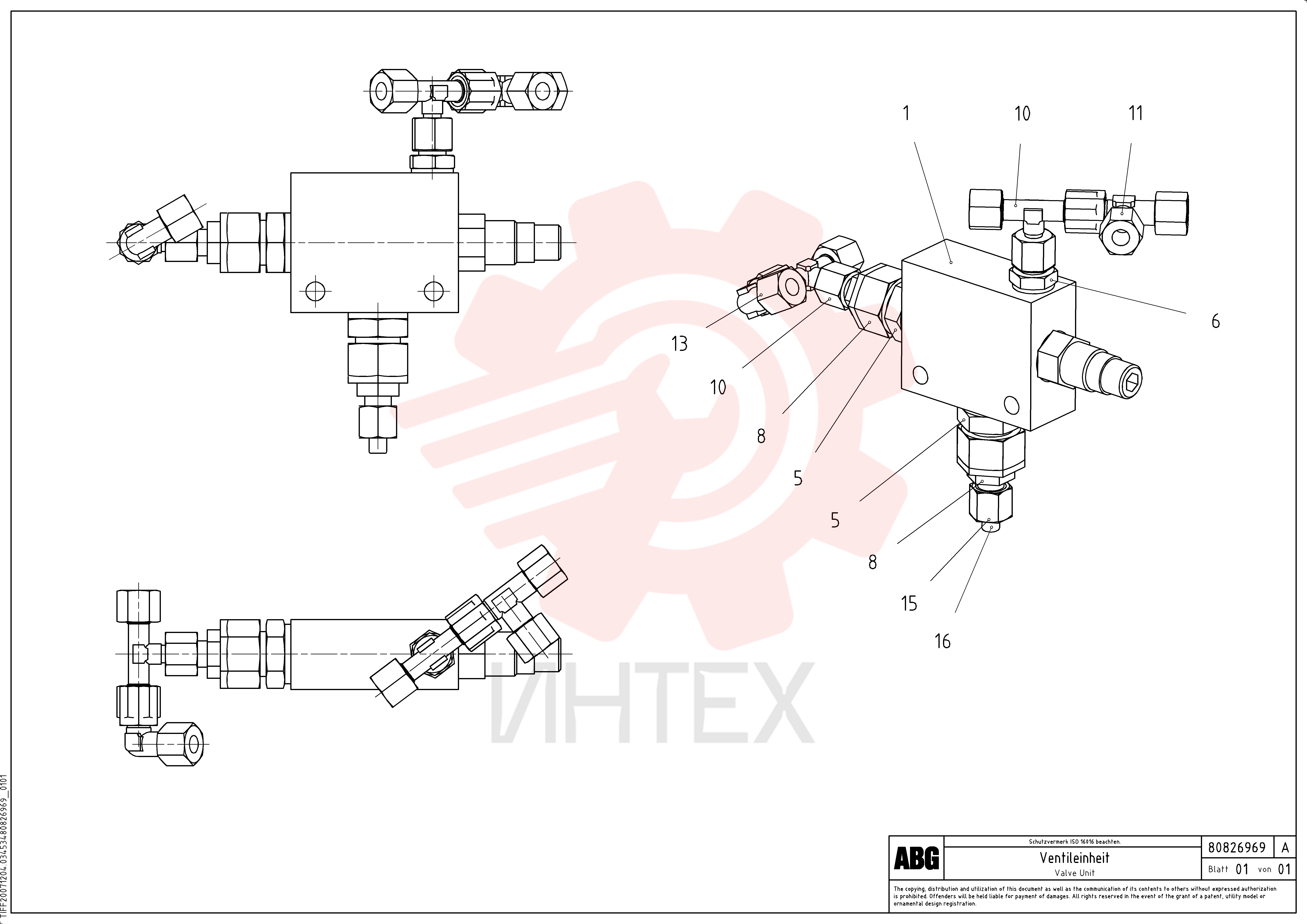 Pressure reducing valve