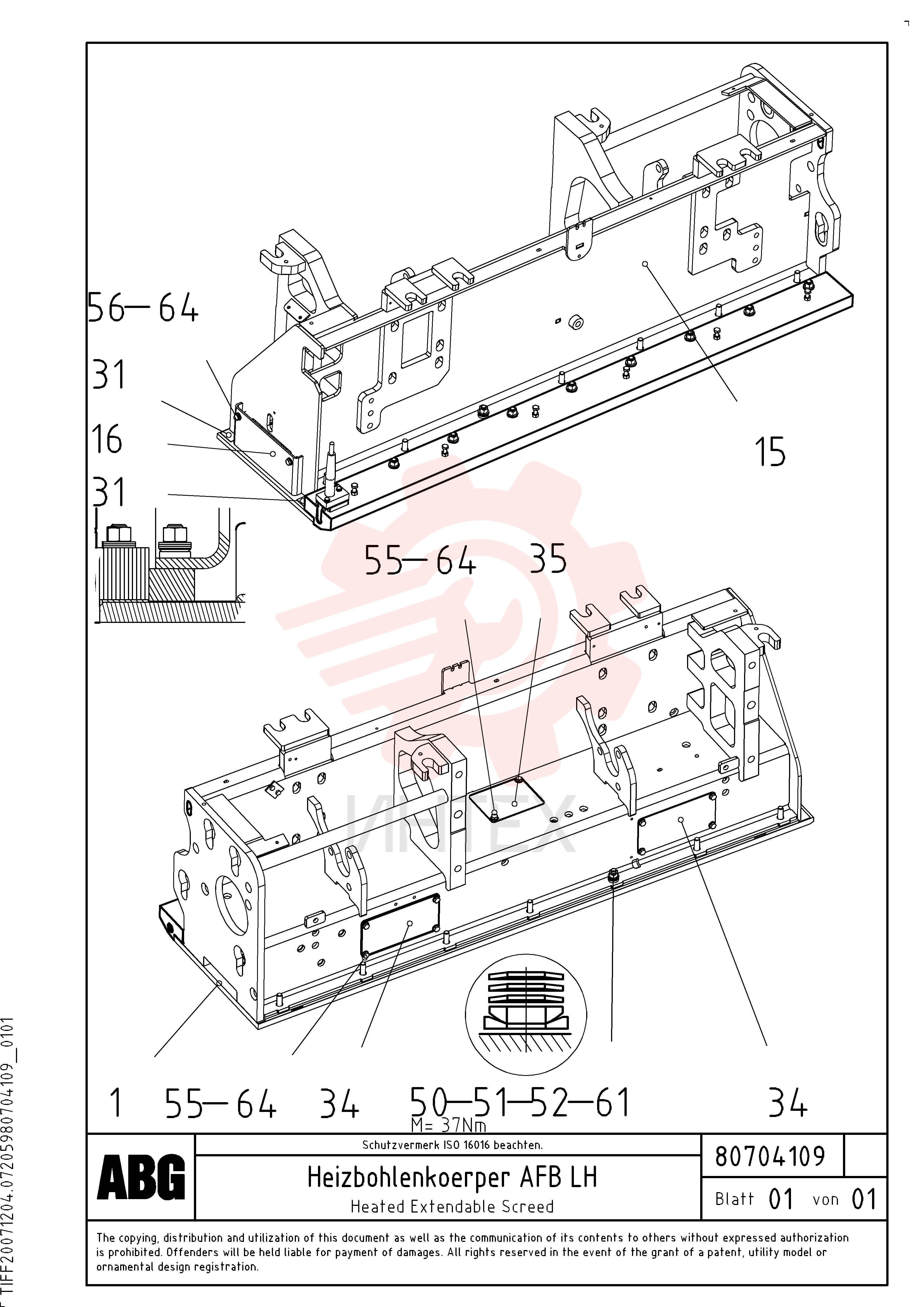 Screed Plate