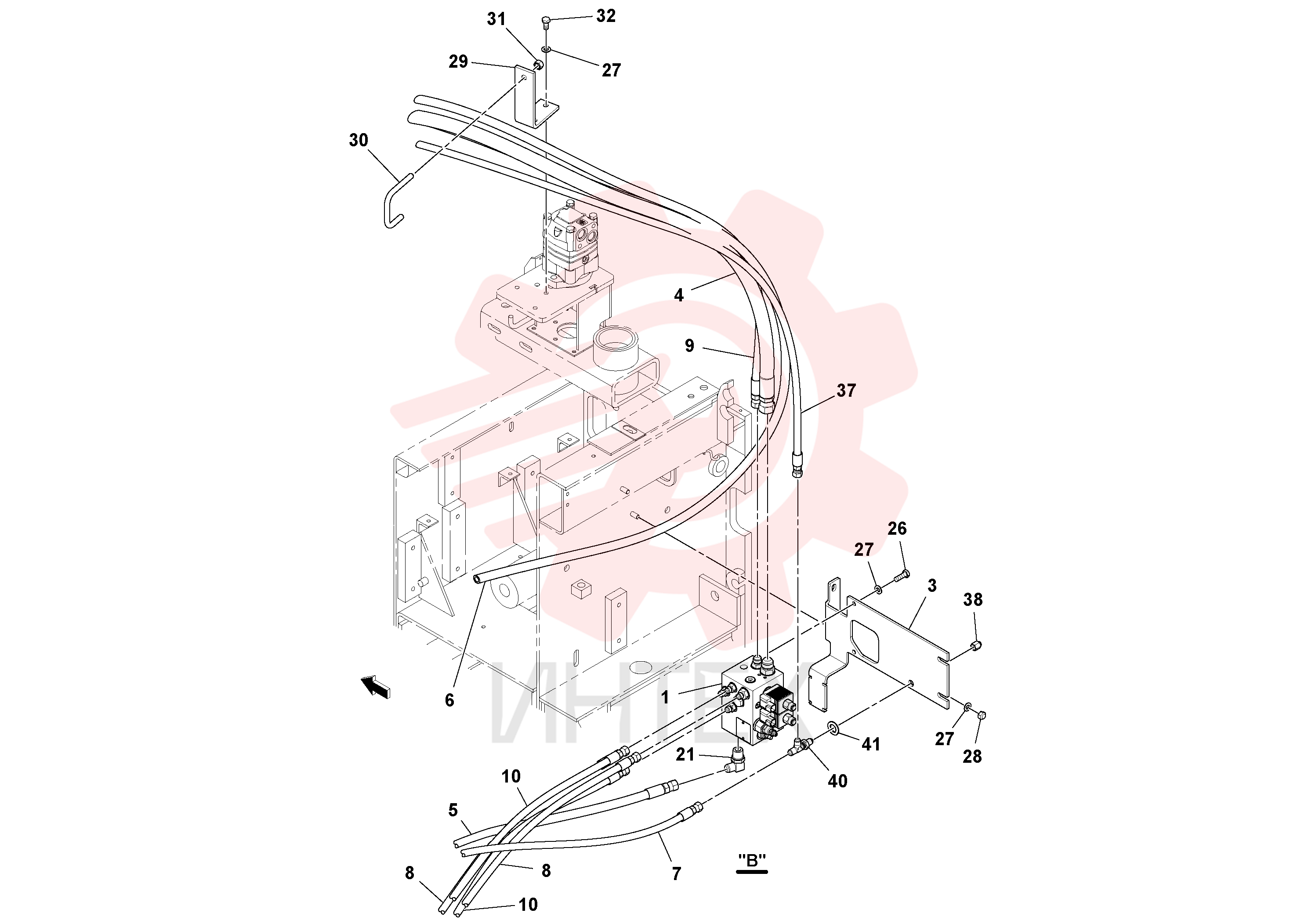 Hose assembly RM 13527718 (3)