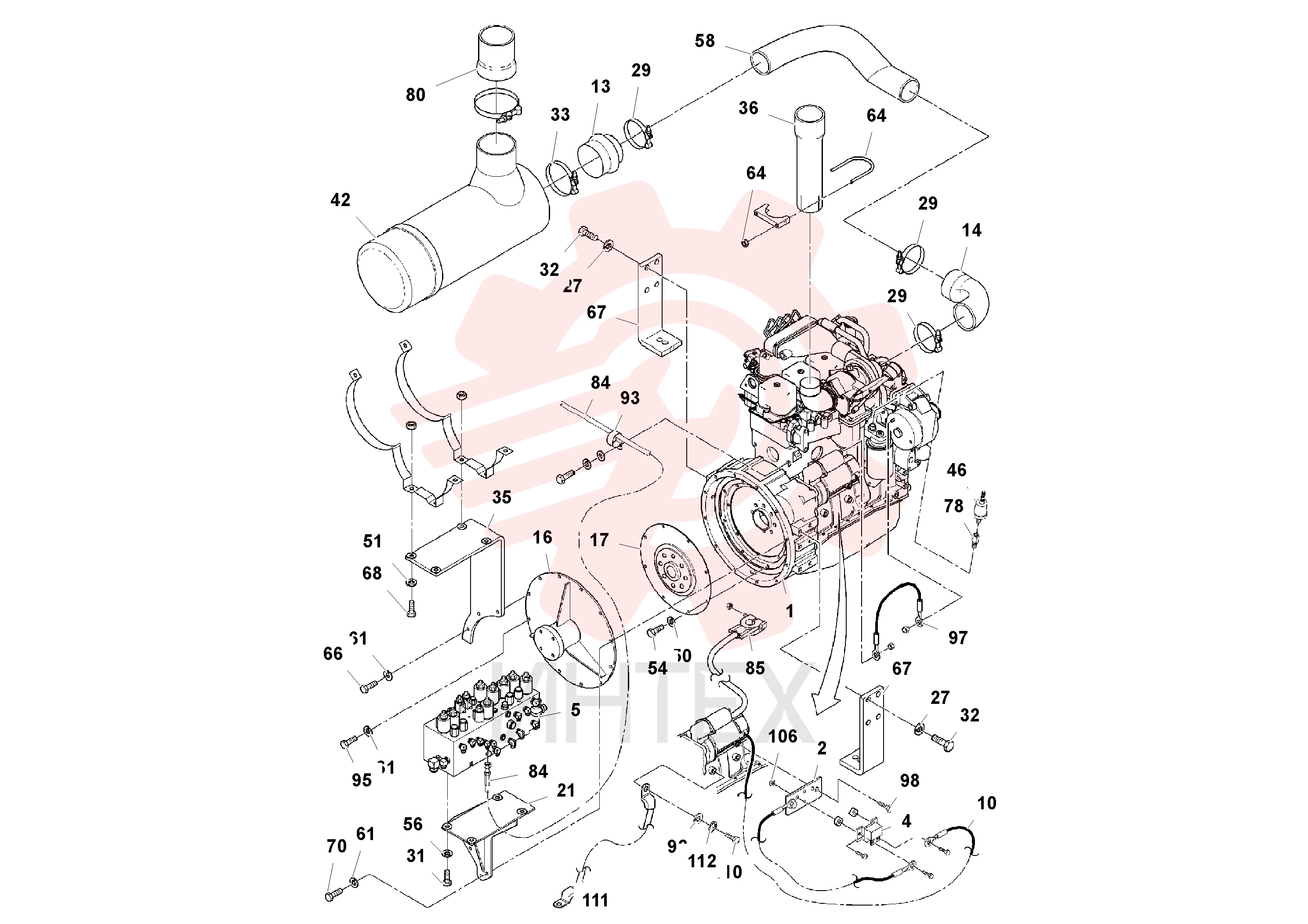 Air filter insert