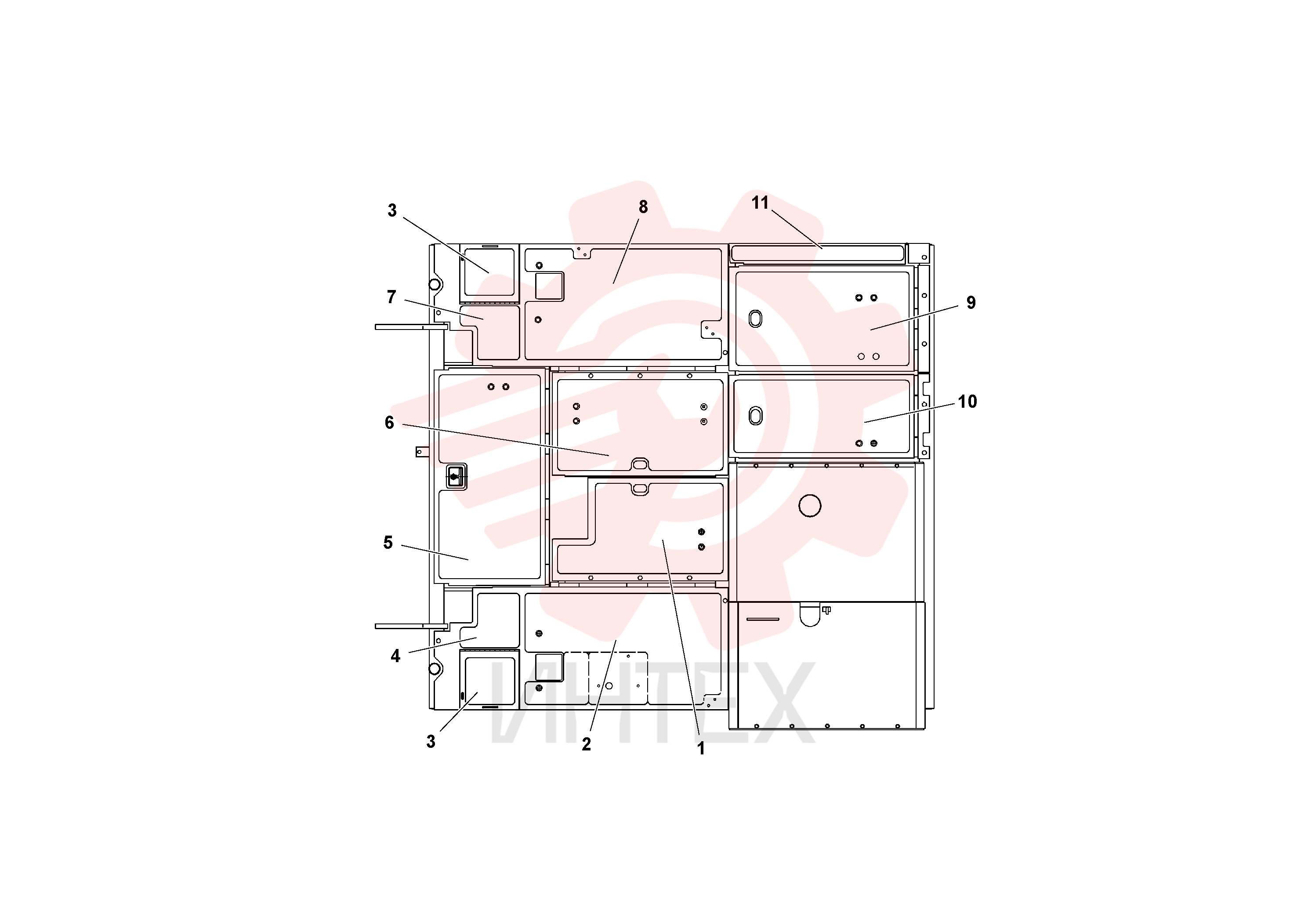 Bottom guard plate