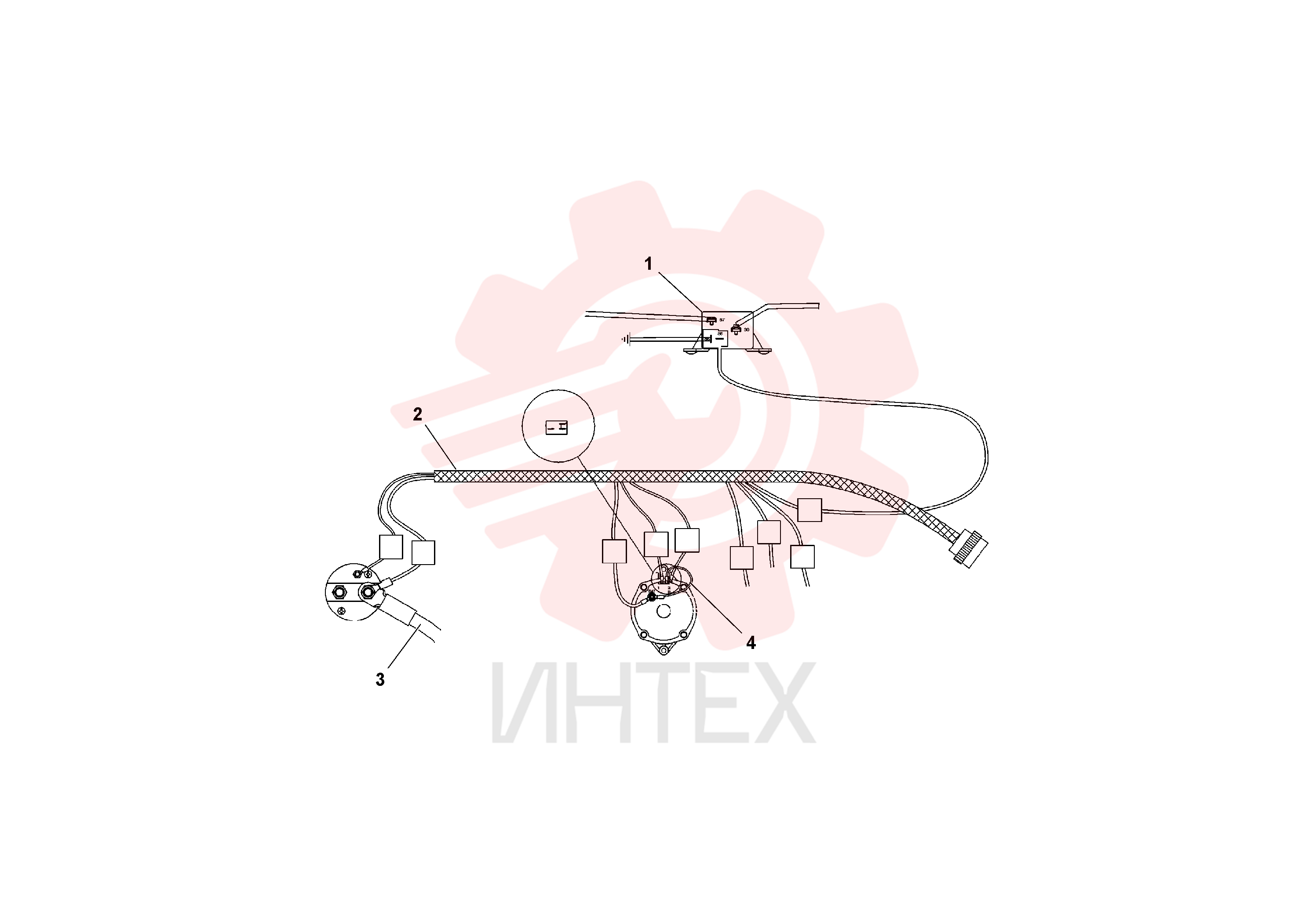 Cable harness
