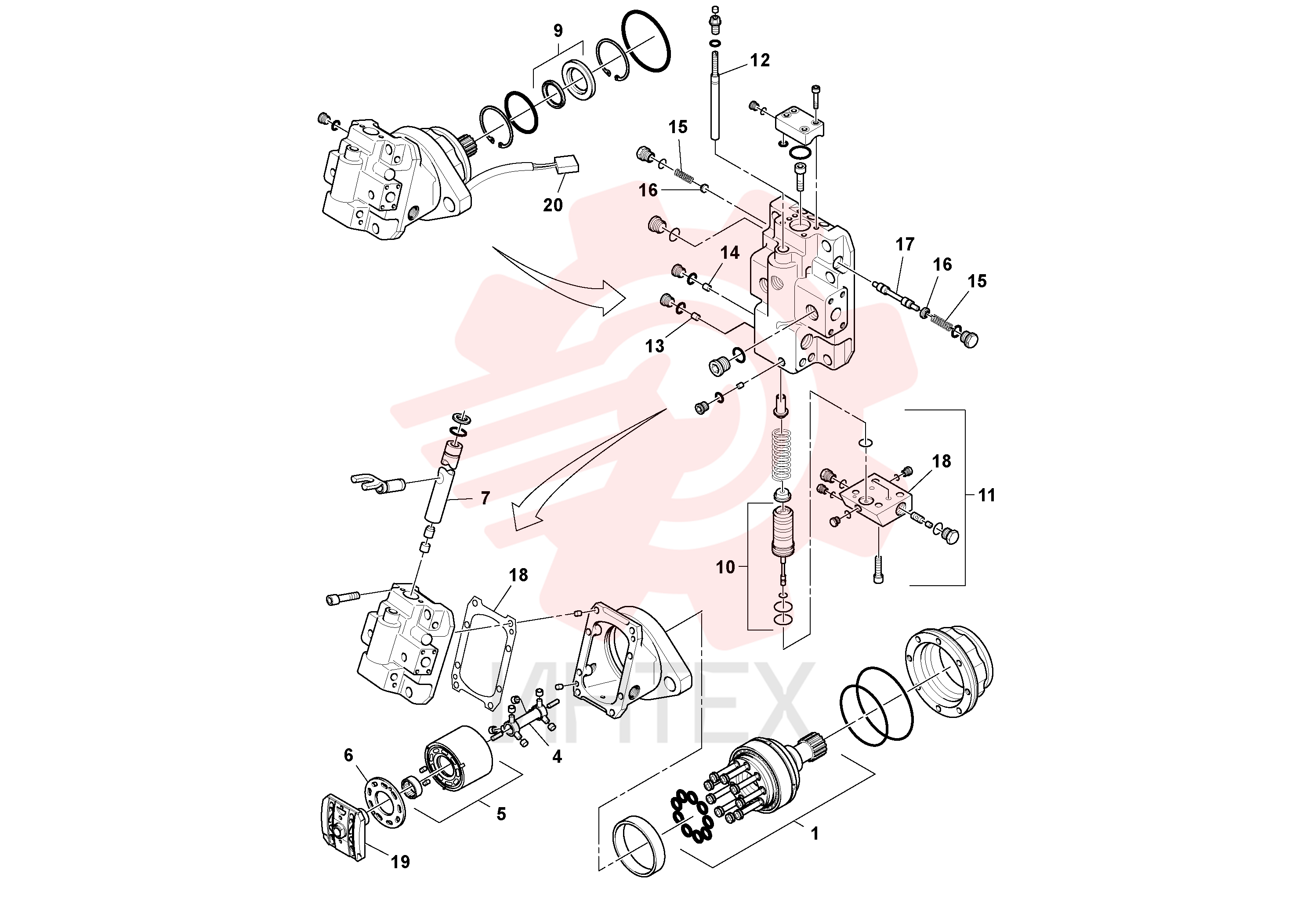 Shaft set