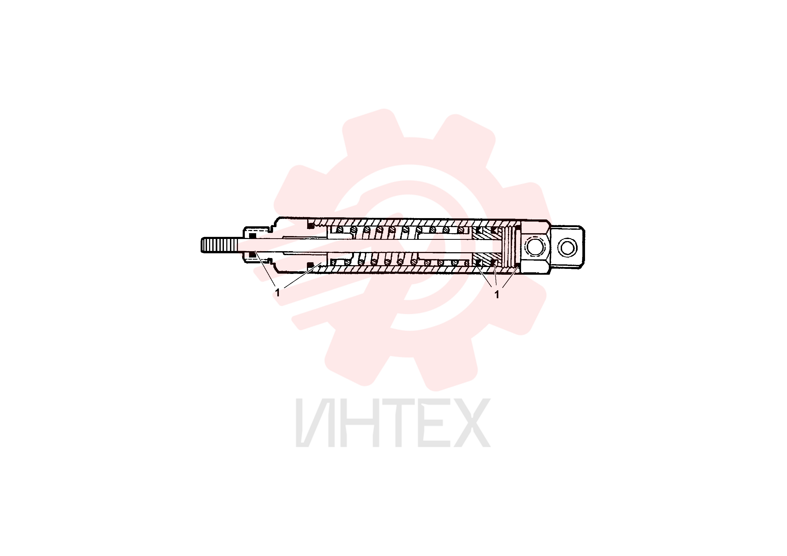 Throttle control cylinder