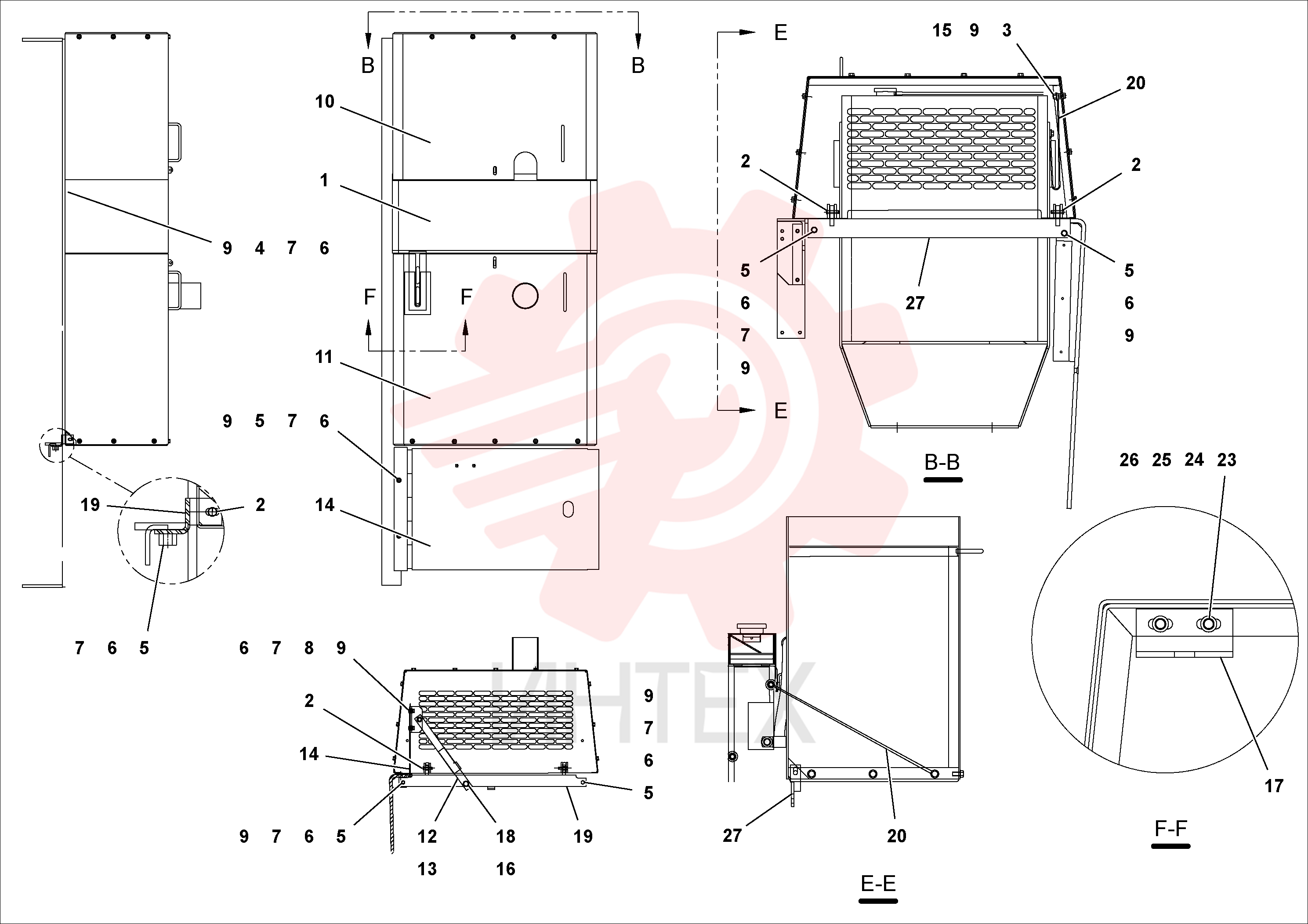Bonnet plate