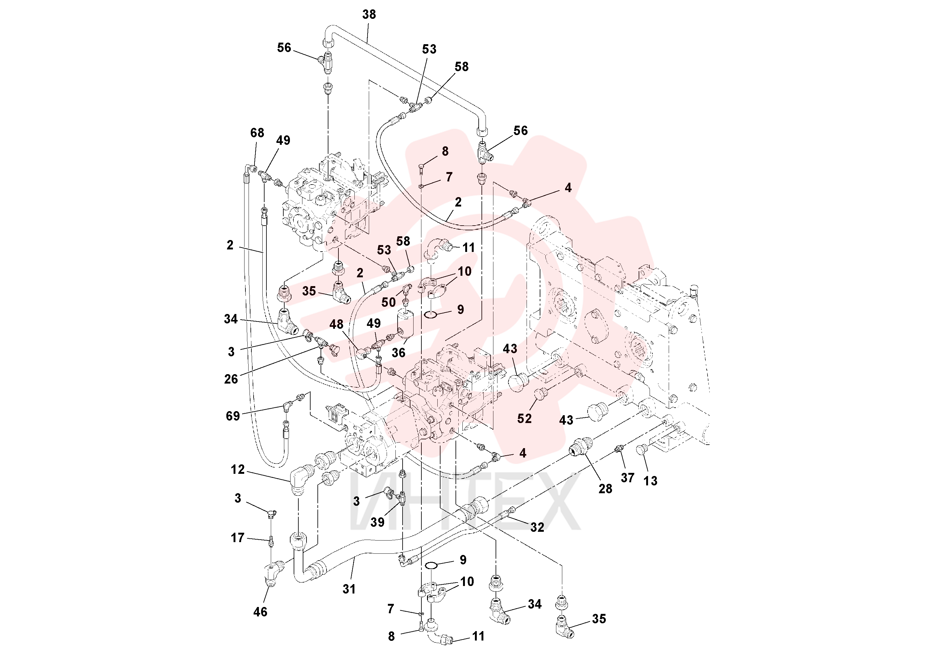 Flange half