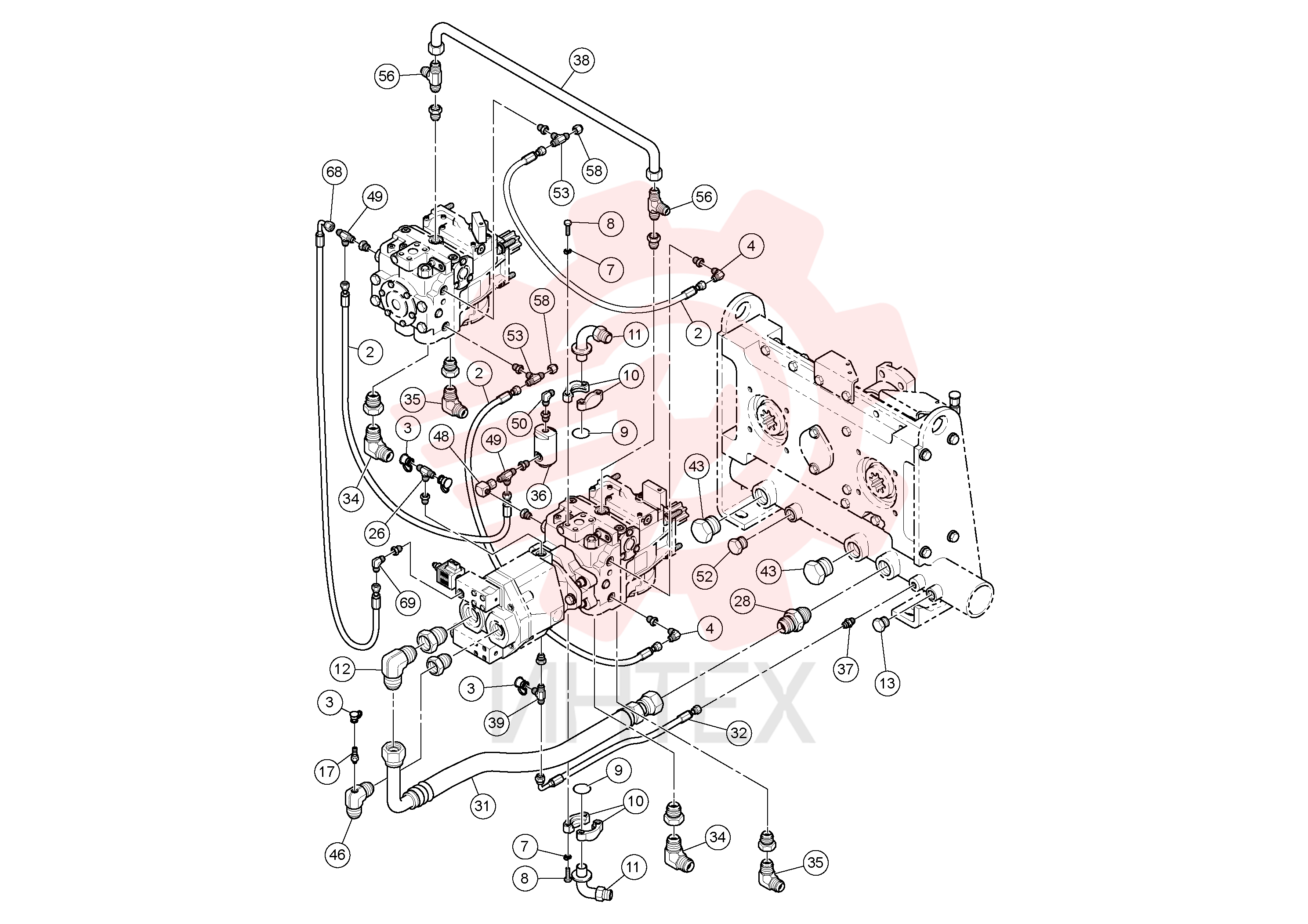 Flange half