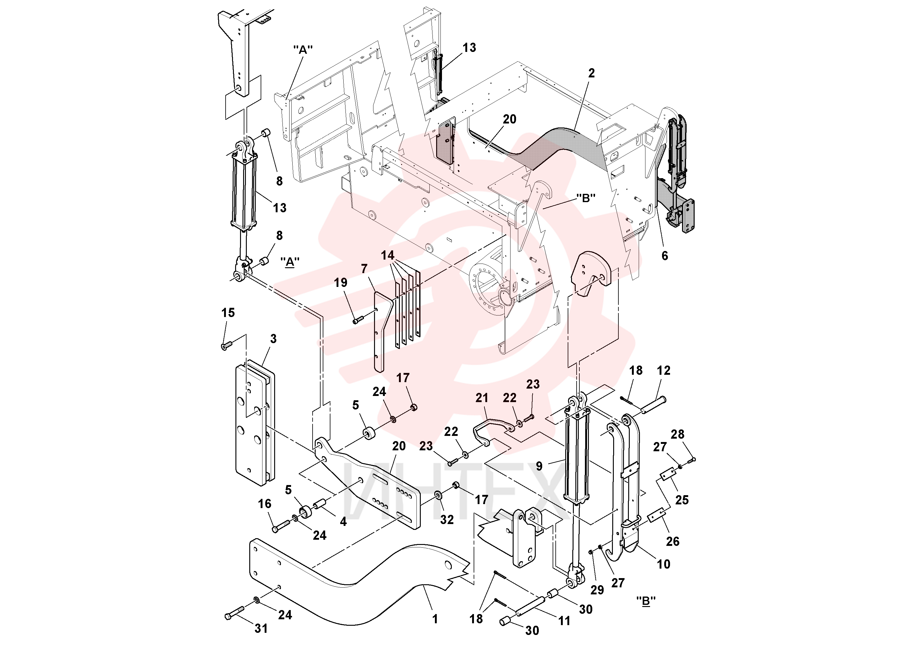 Sealing kit RM 43908631 (2)