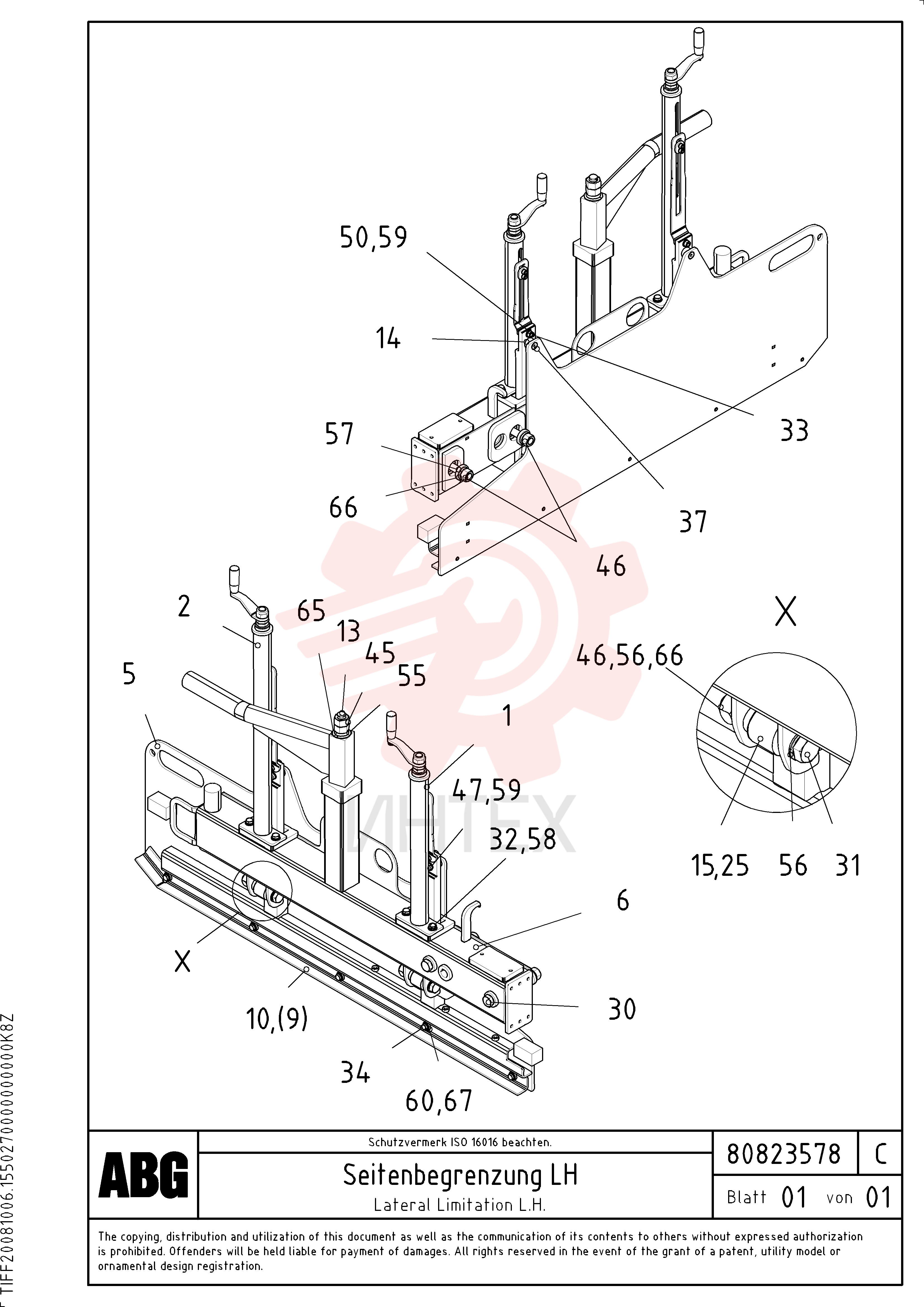 Adjusting device
