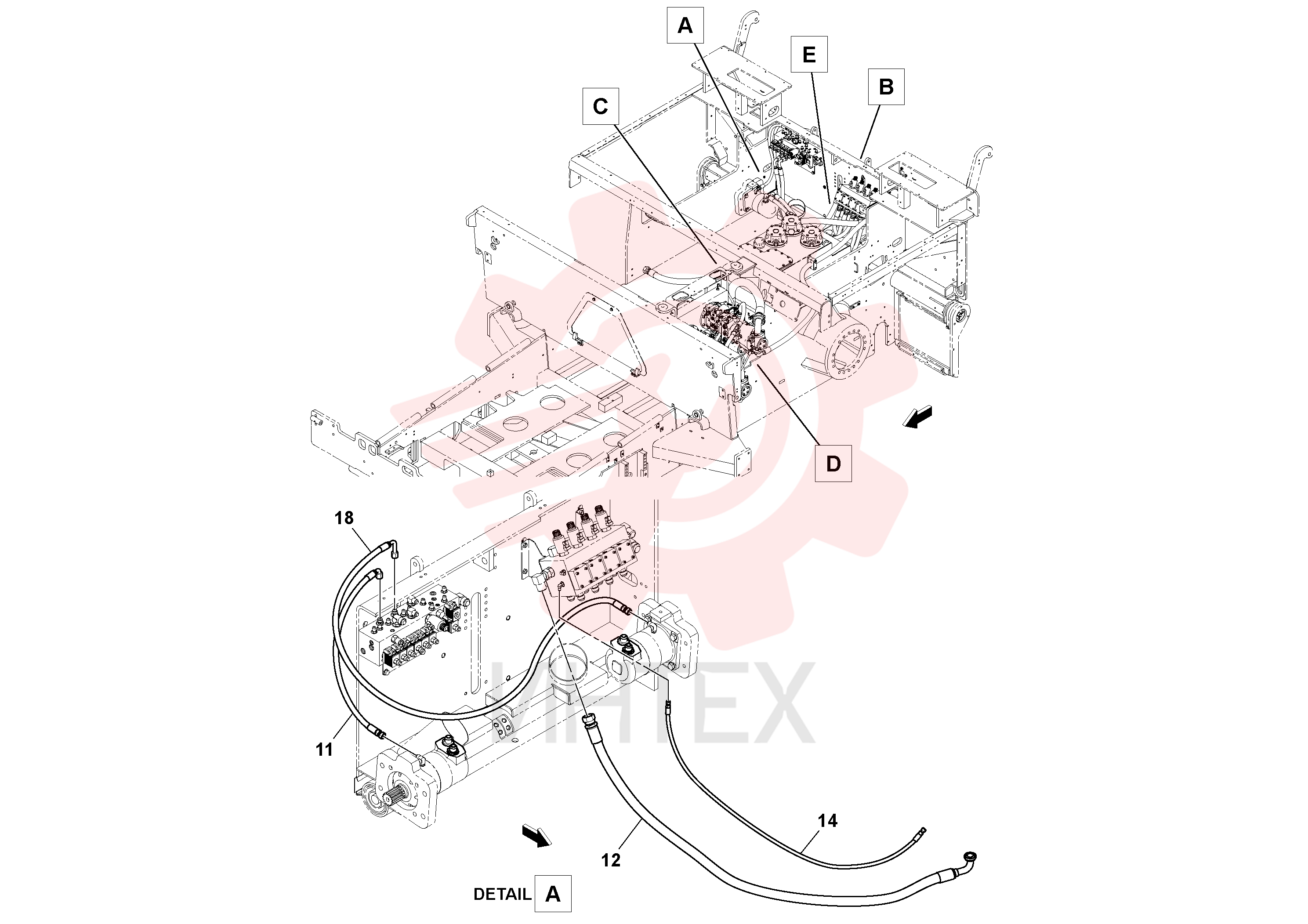 Hose assembly RM 13845524