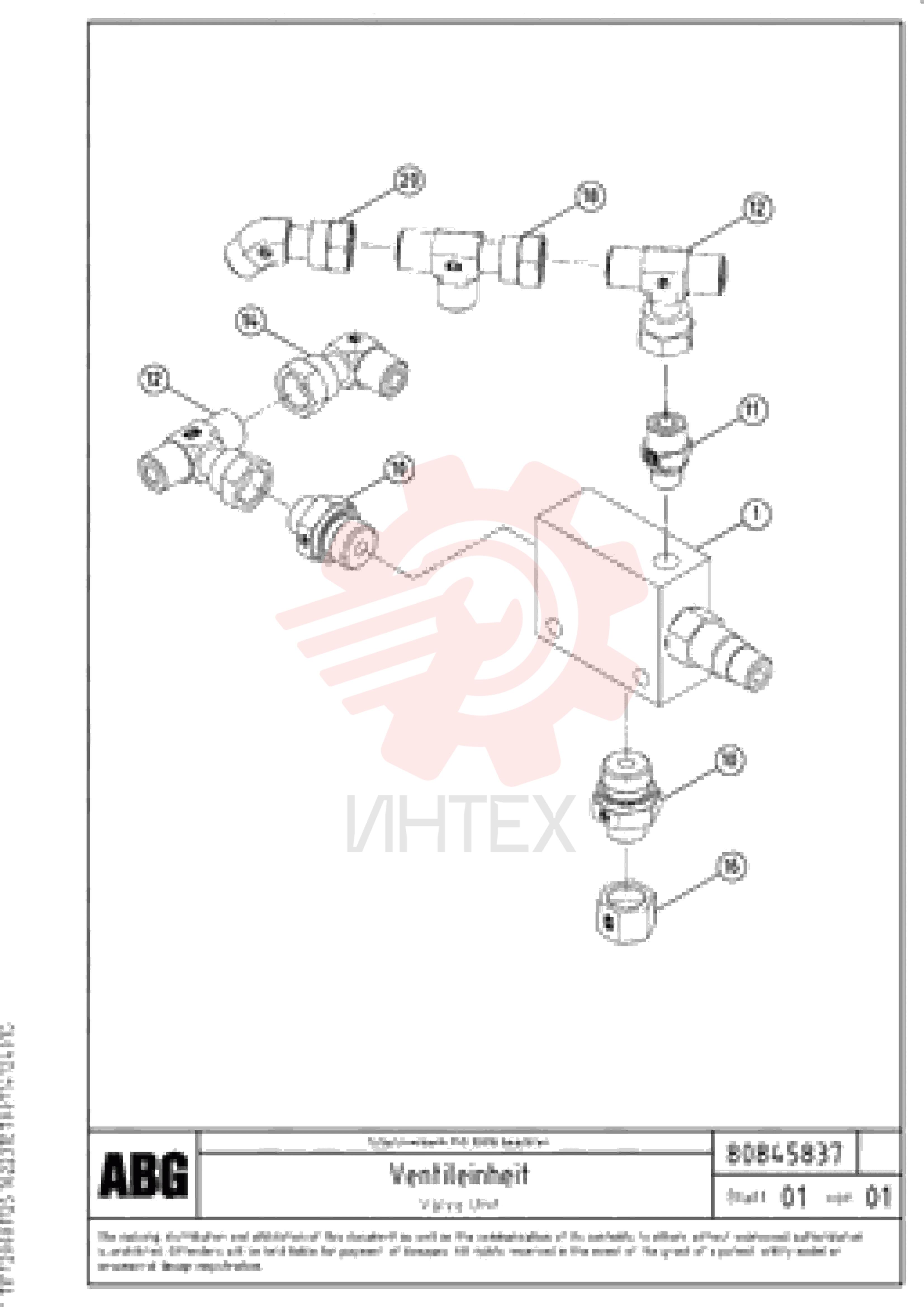 Pressure reducing valve RM 80710155 (1)