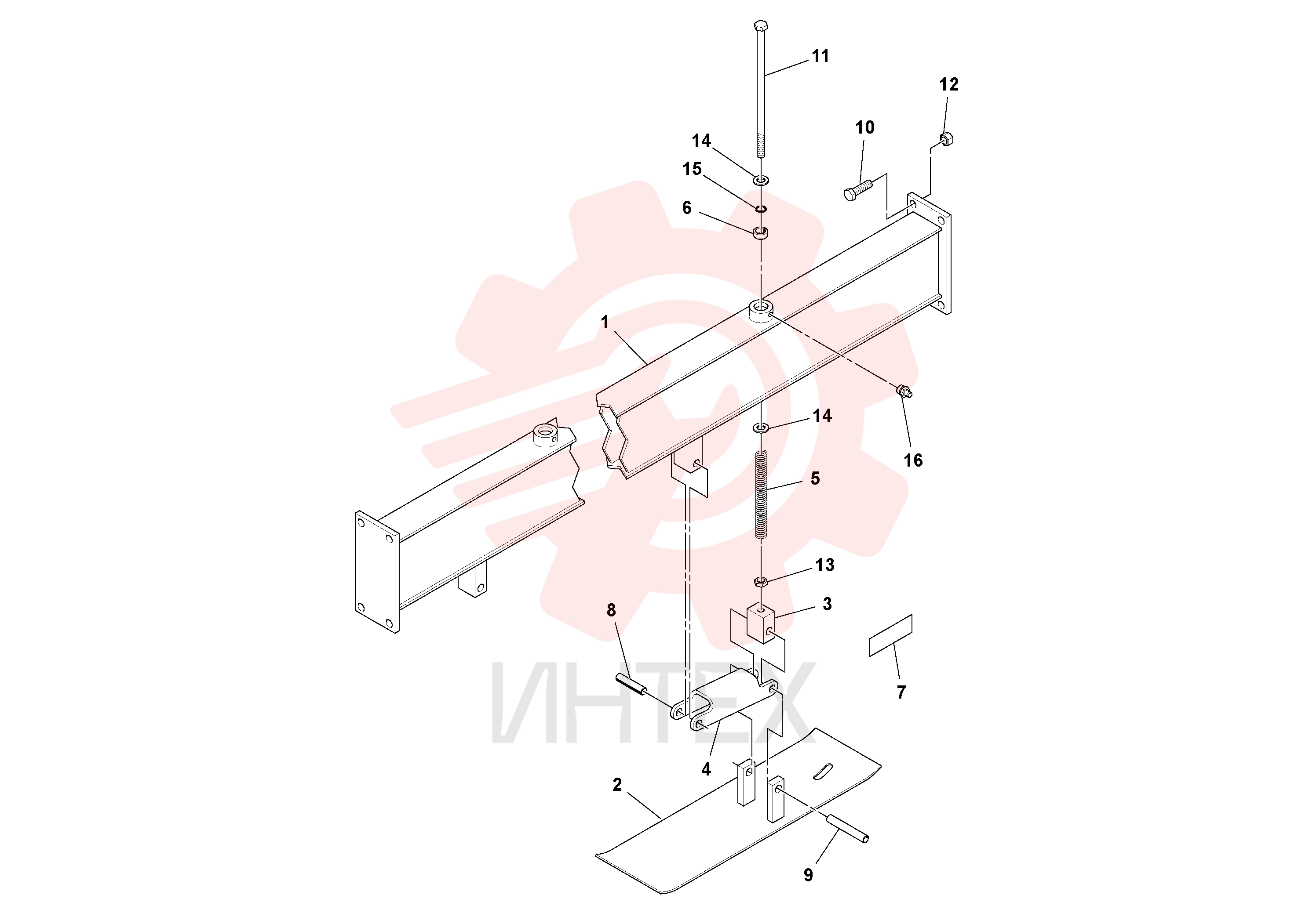 Profiled beam RM 20318028 (2)