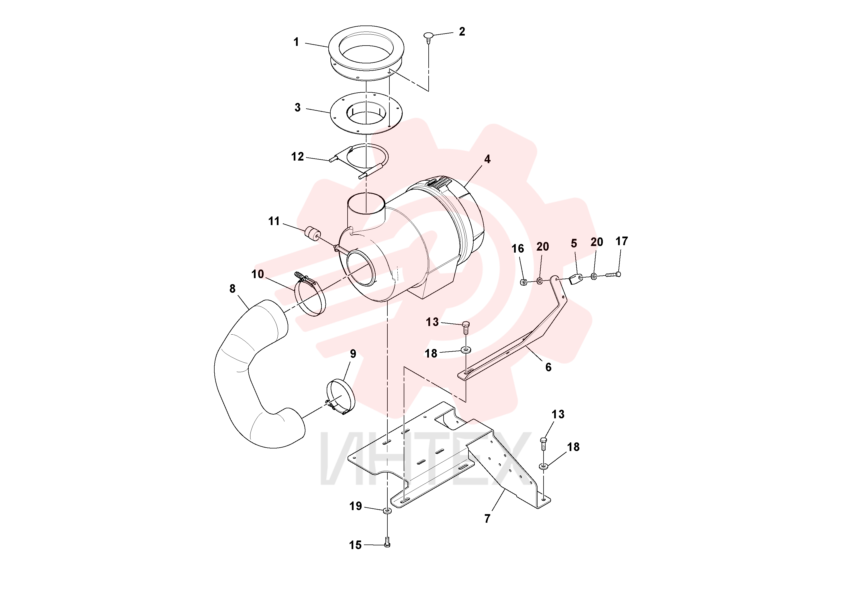 Air filter insert