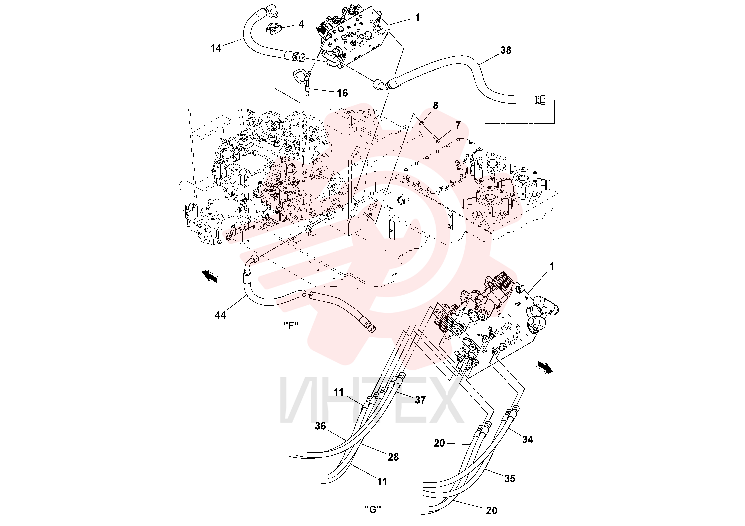 Hose assembly RM 13498191 (1)