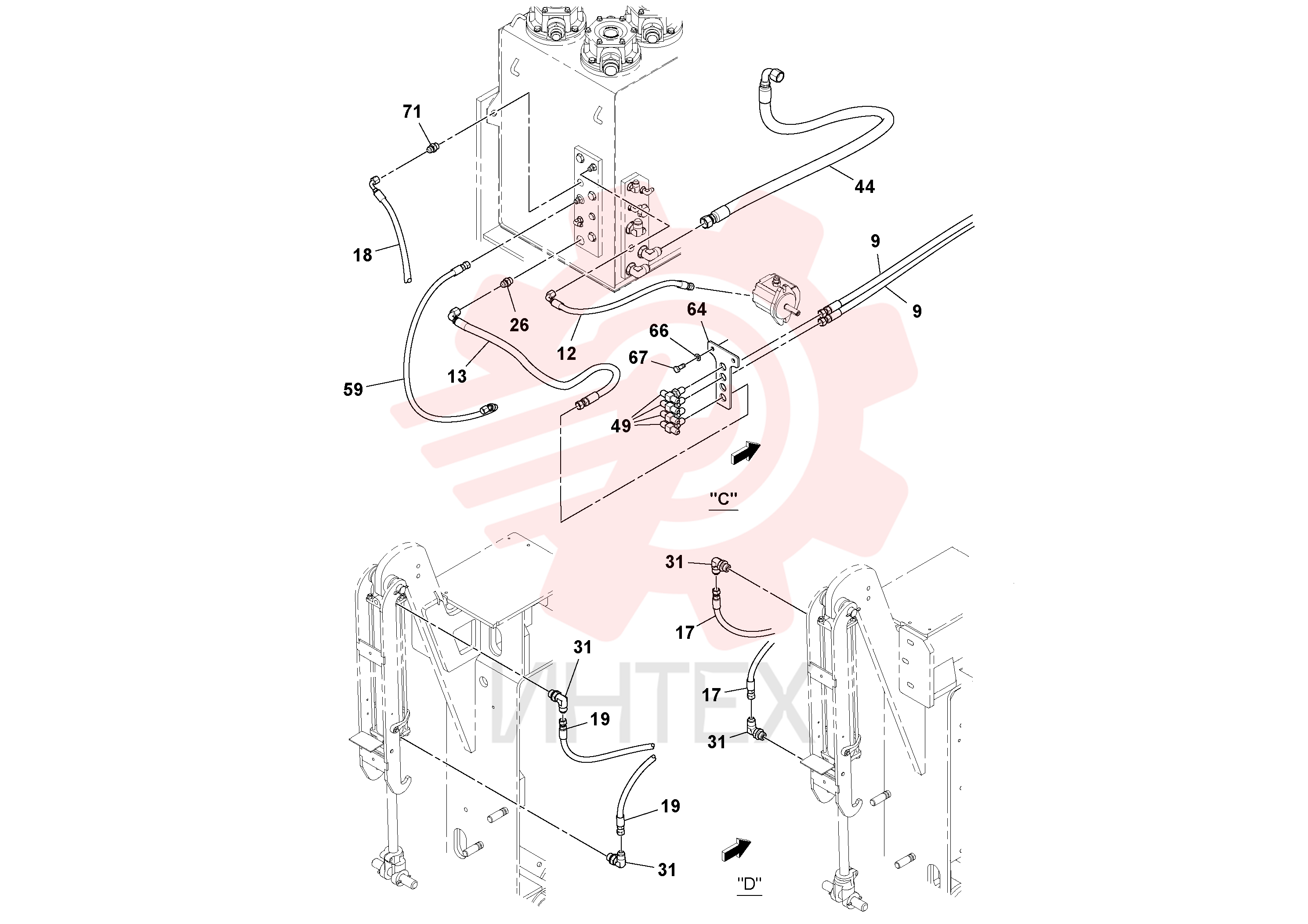 Hose assembly RM 13517909