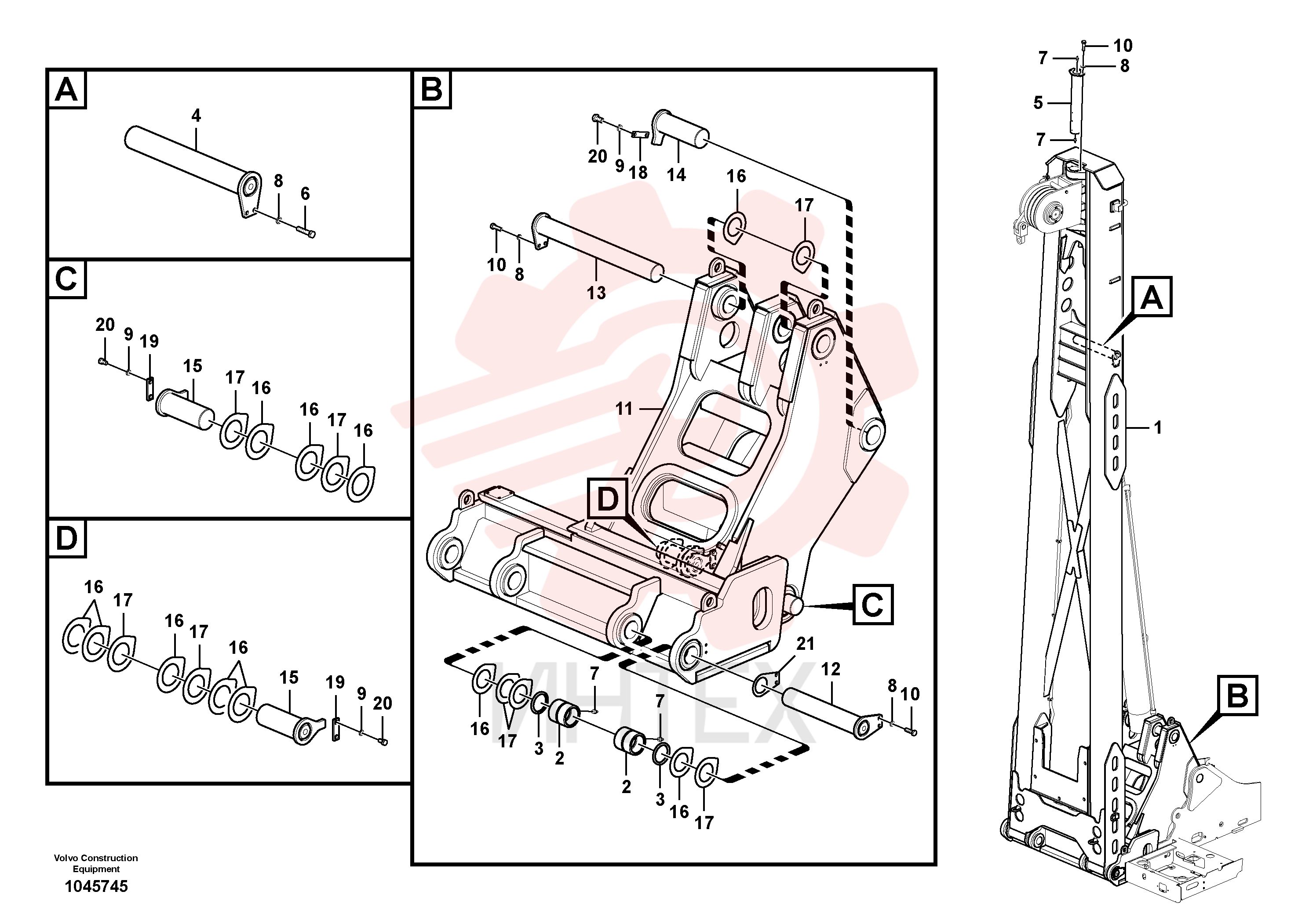Excavator boom