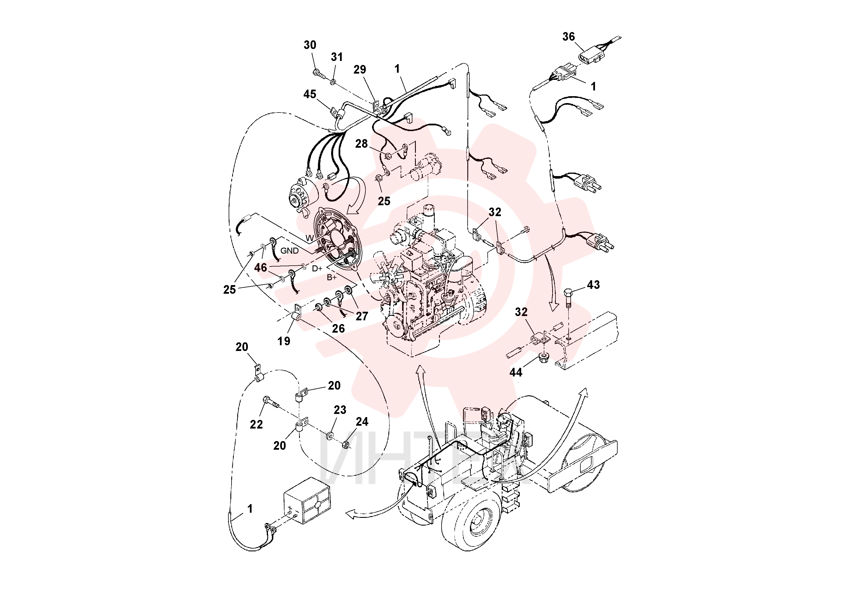 Cable harness RM13154919
