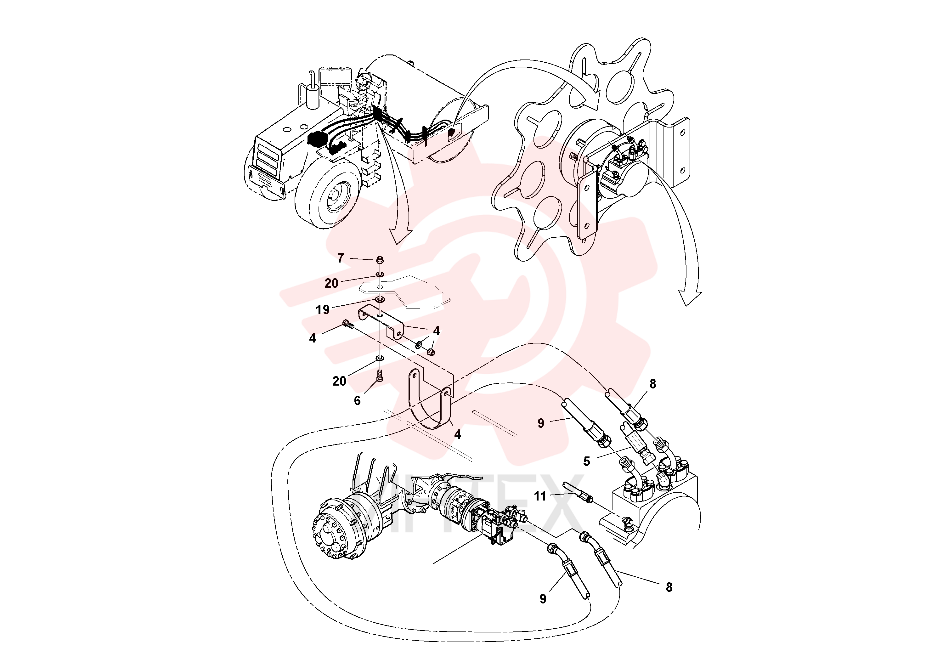 Hose assembly RM43890482 (1)