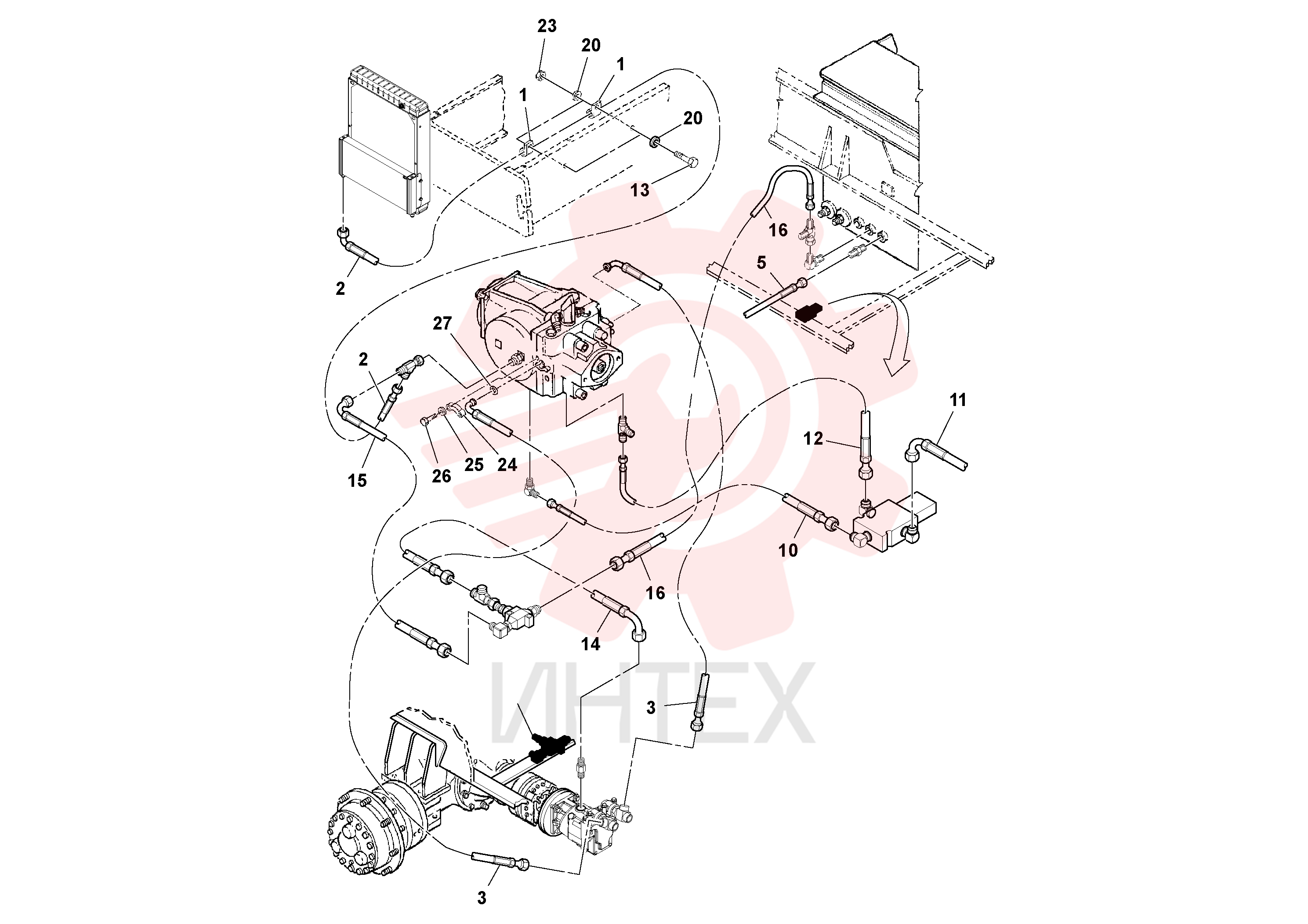 Hose assembly RM43890482 (2)