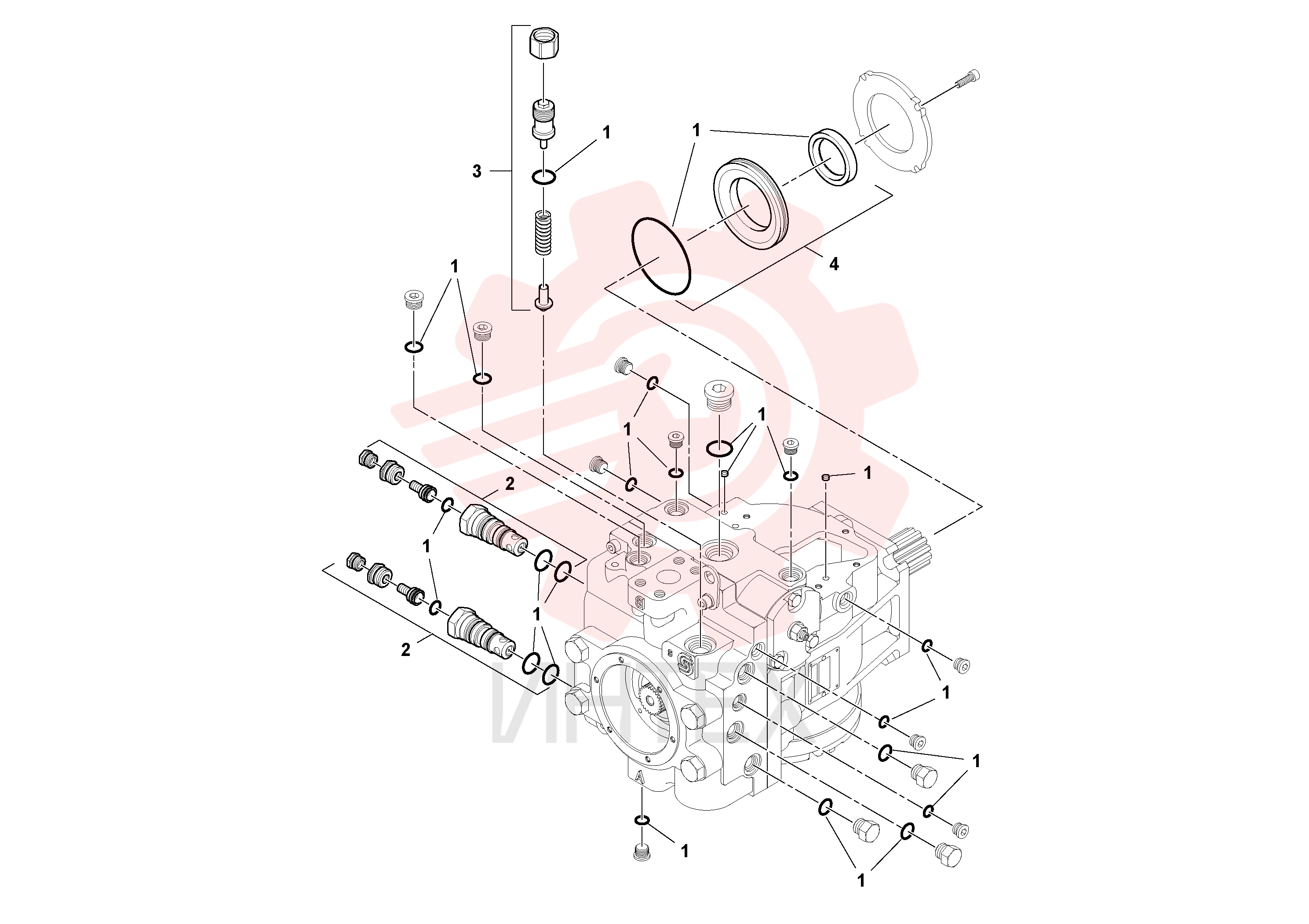 Sealing kit RM43964923 (5)
