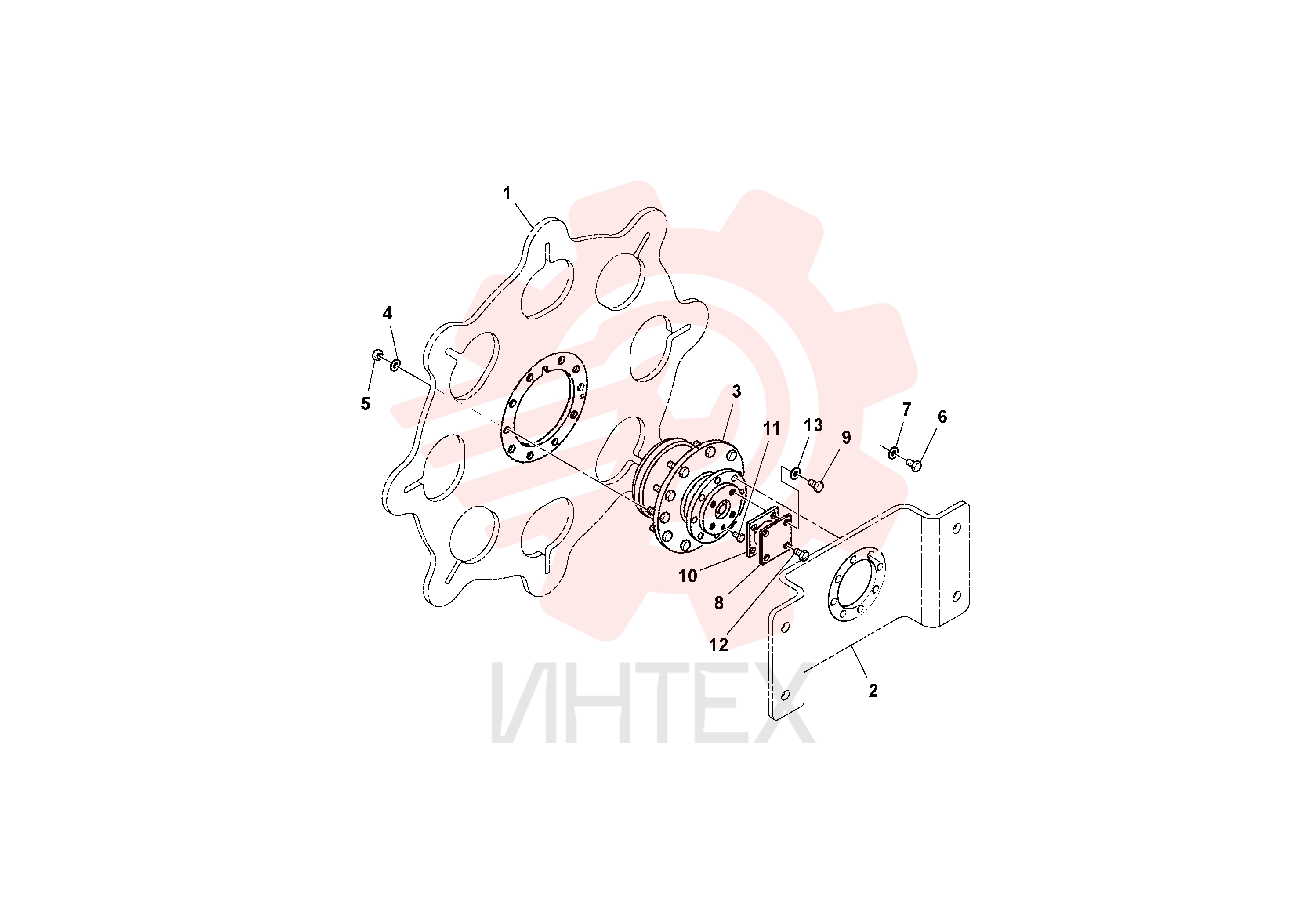 Шестерня планетарная (сателлит) RM13222658