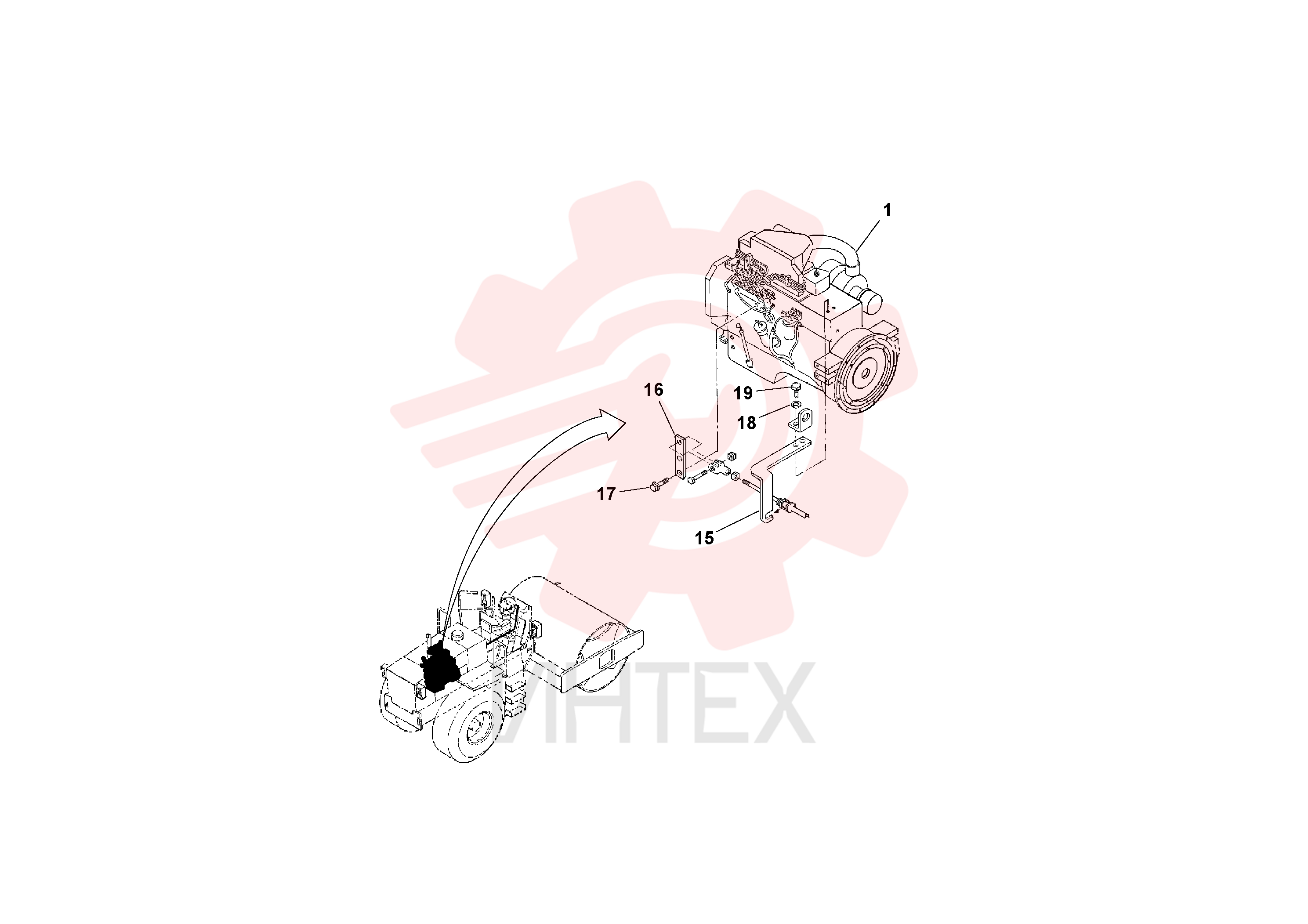 Starter motor RM59816520 (2)