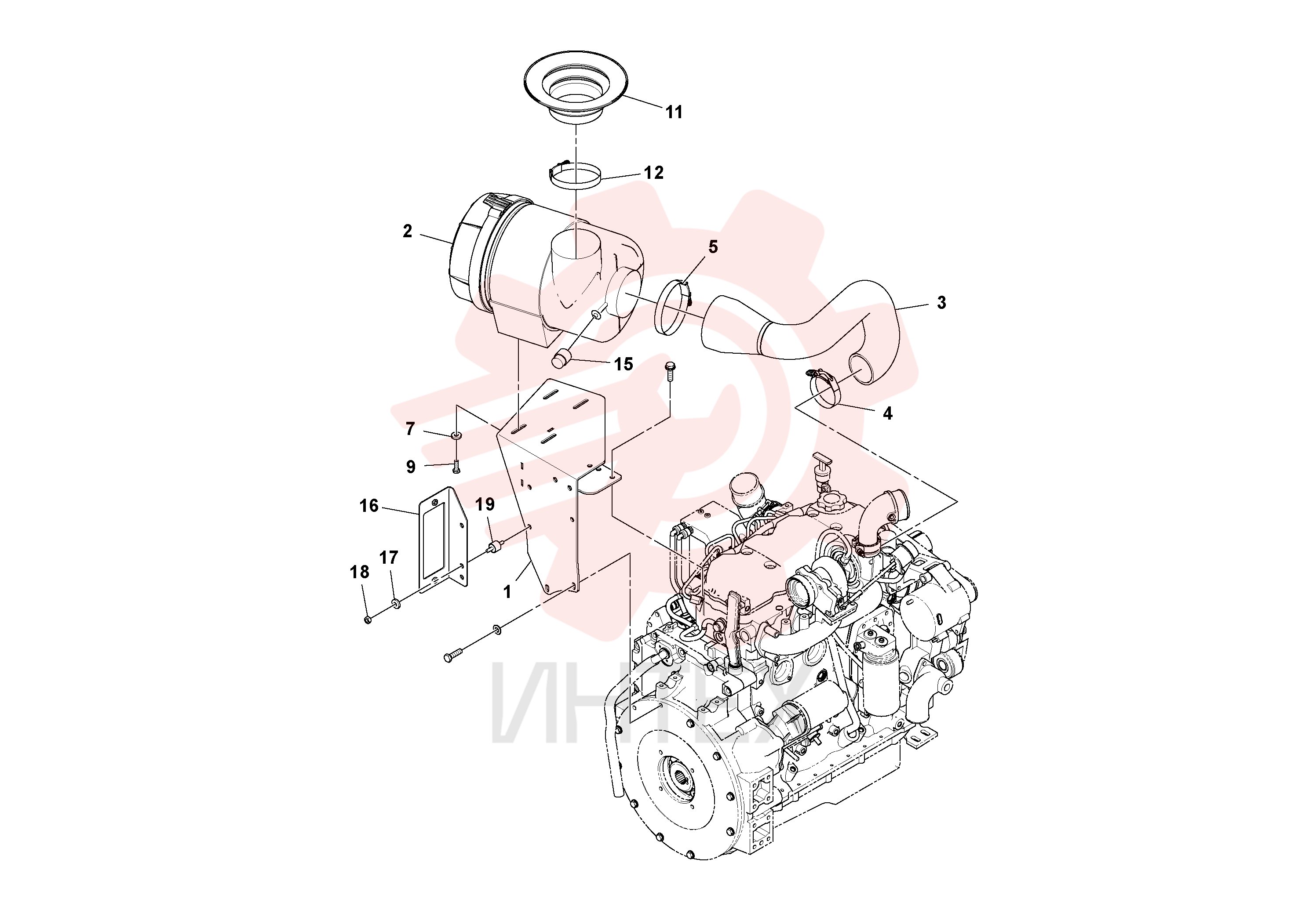 Air filter insert