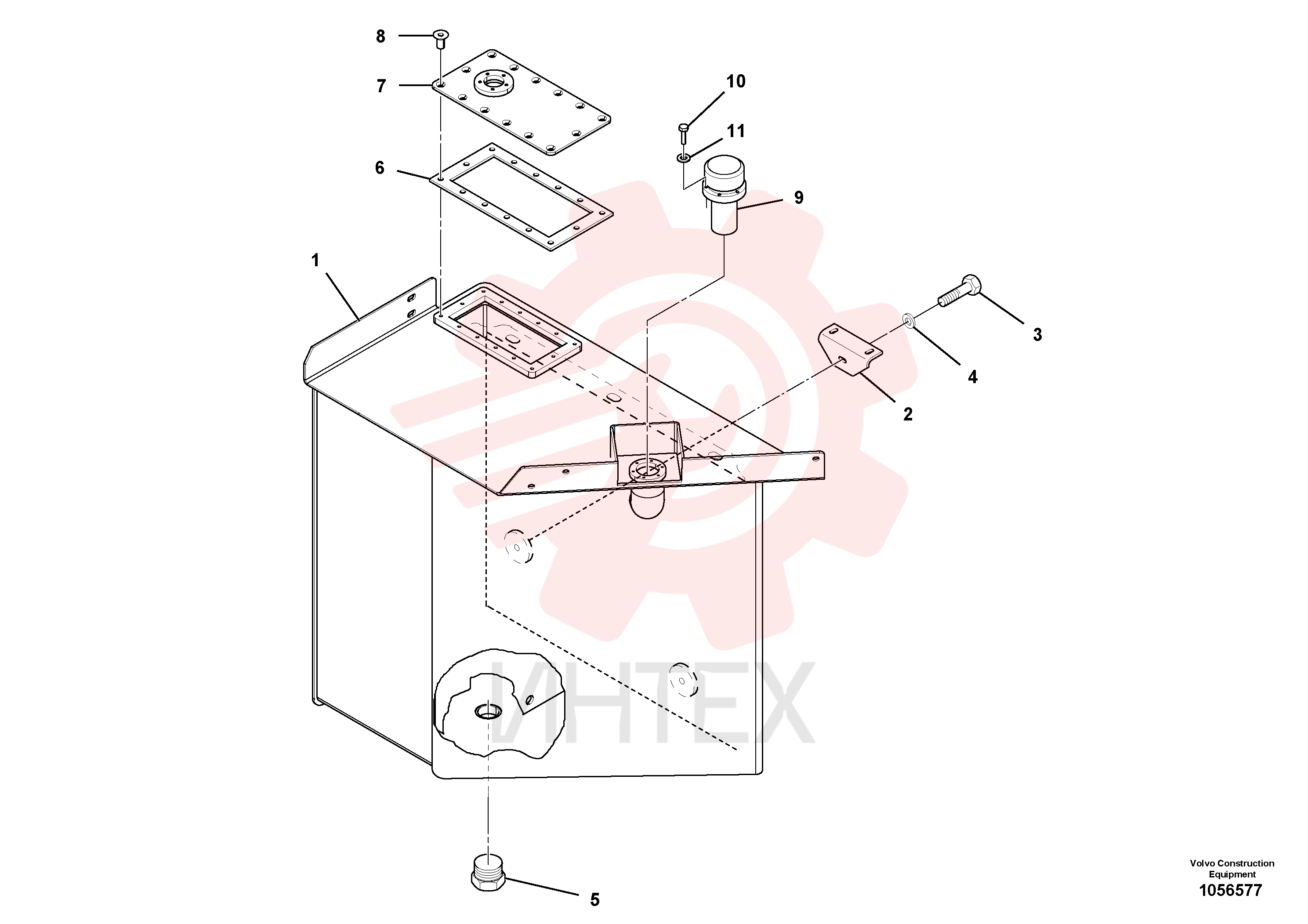 Weldment Tank F