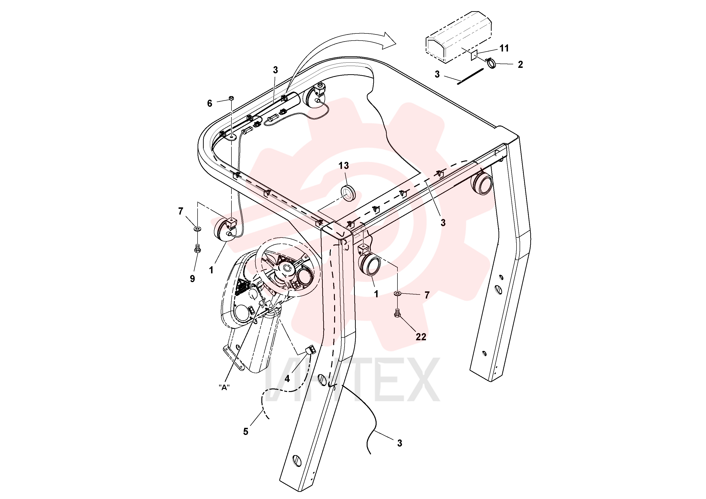 Cable harness