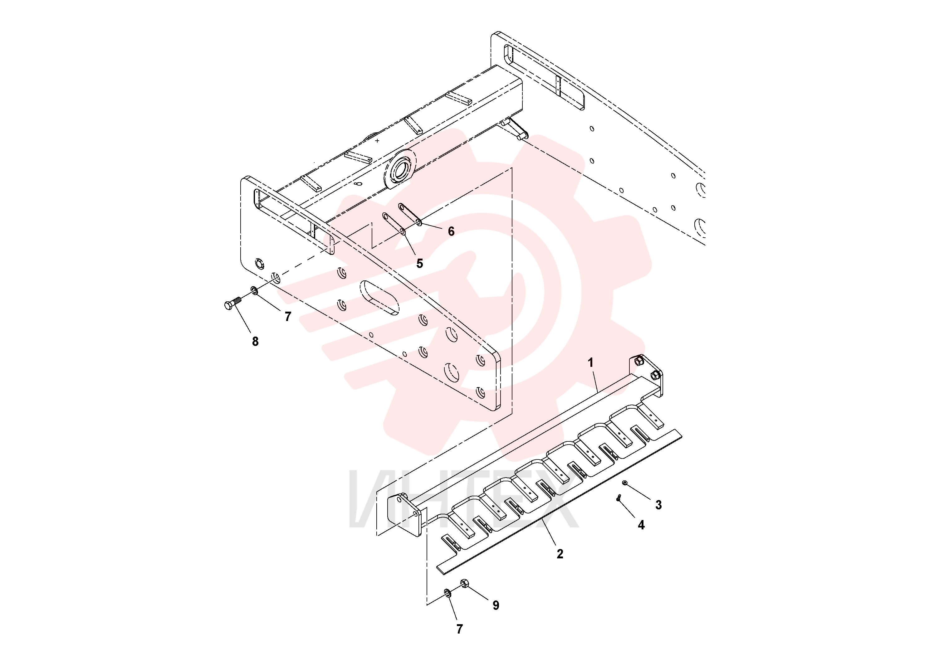 Material scraper RM13410360