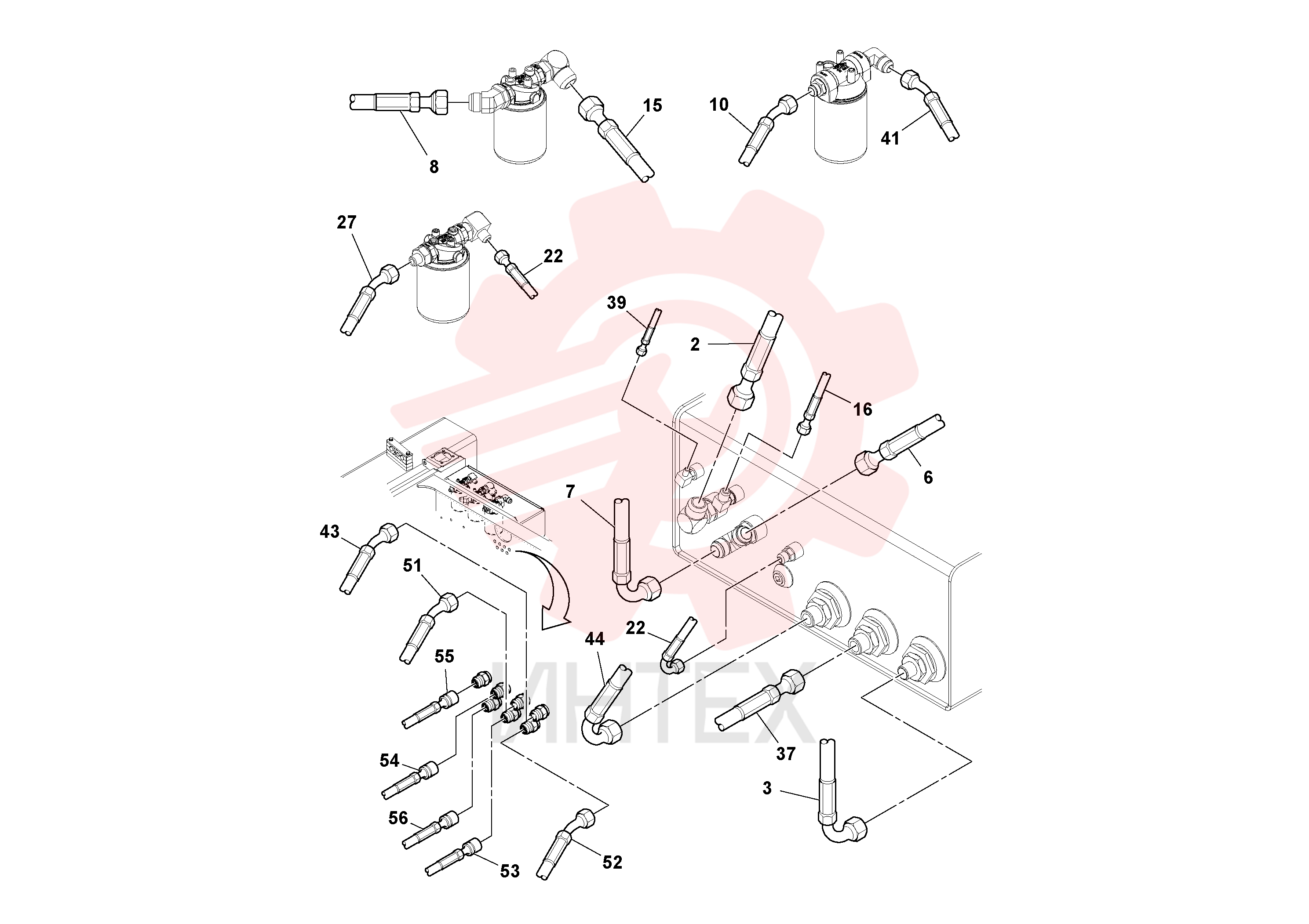 Hose assembly RM13204599 (6)