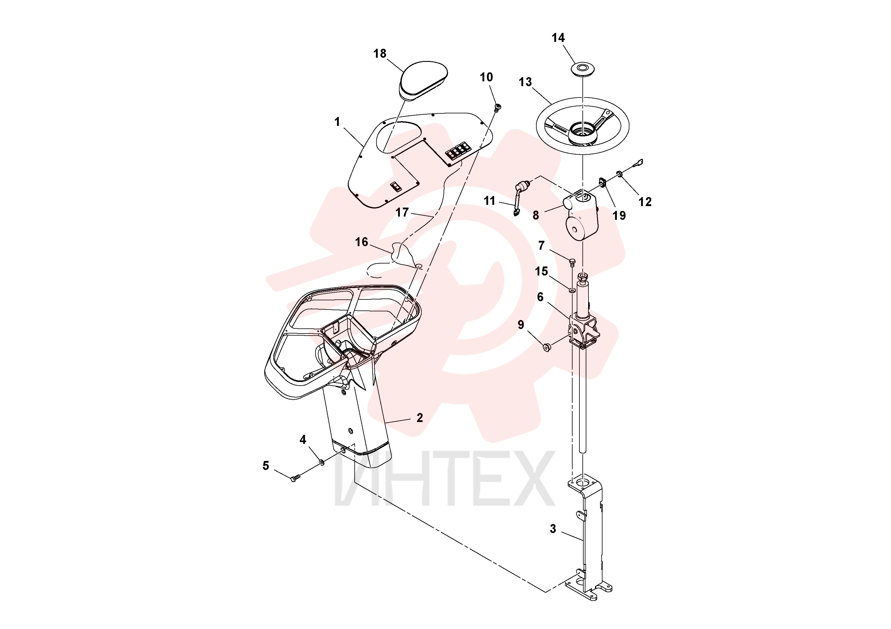 Рулевая колонка RM13319942 (1)