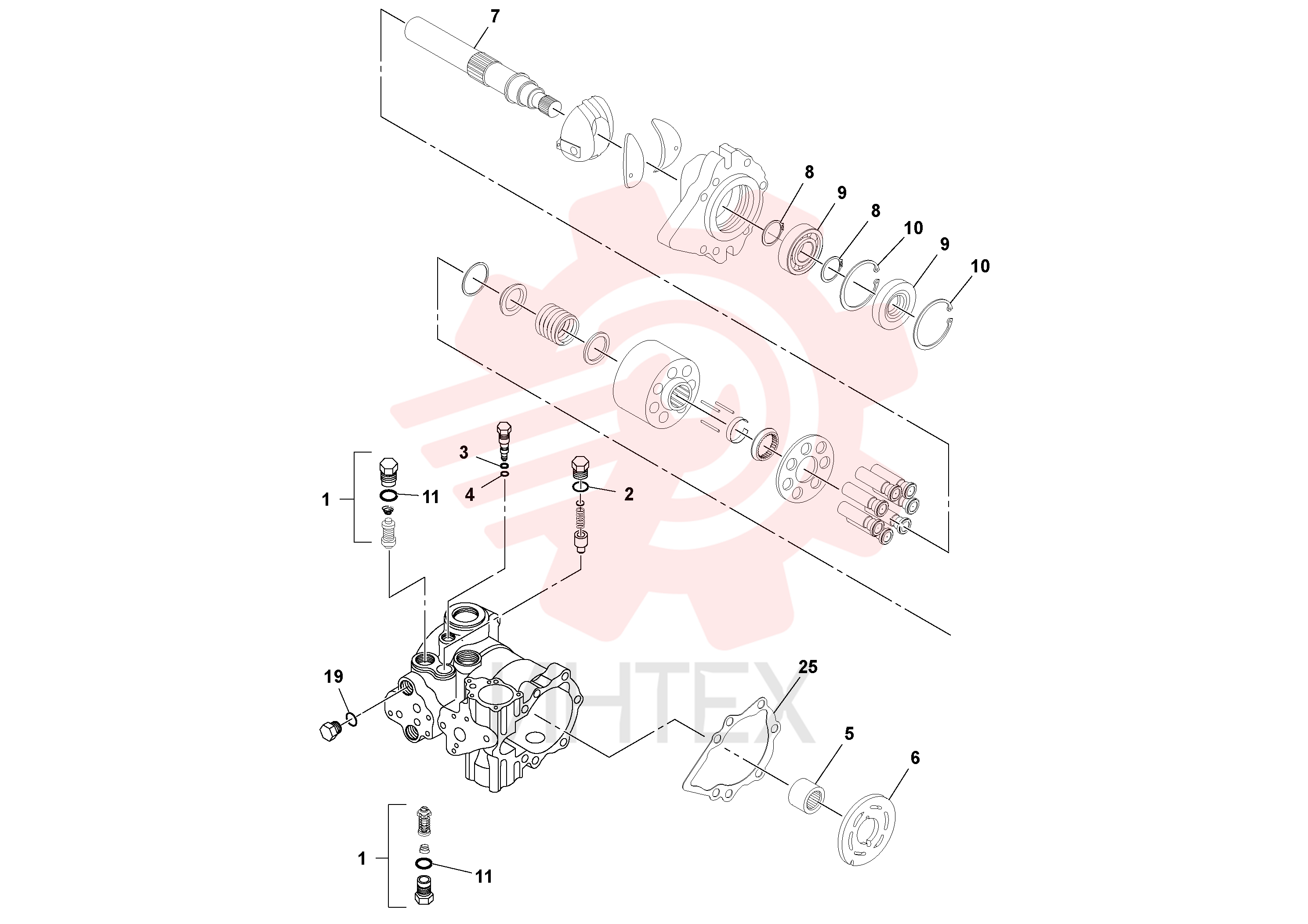 Valve kit RM59337097 (5)