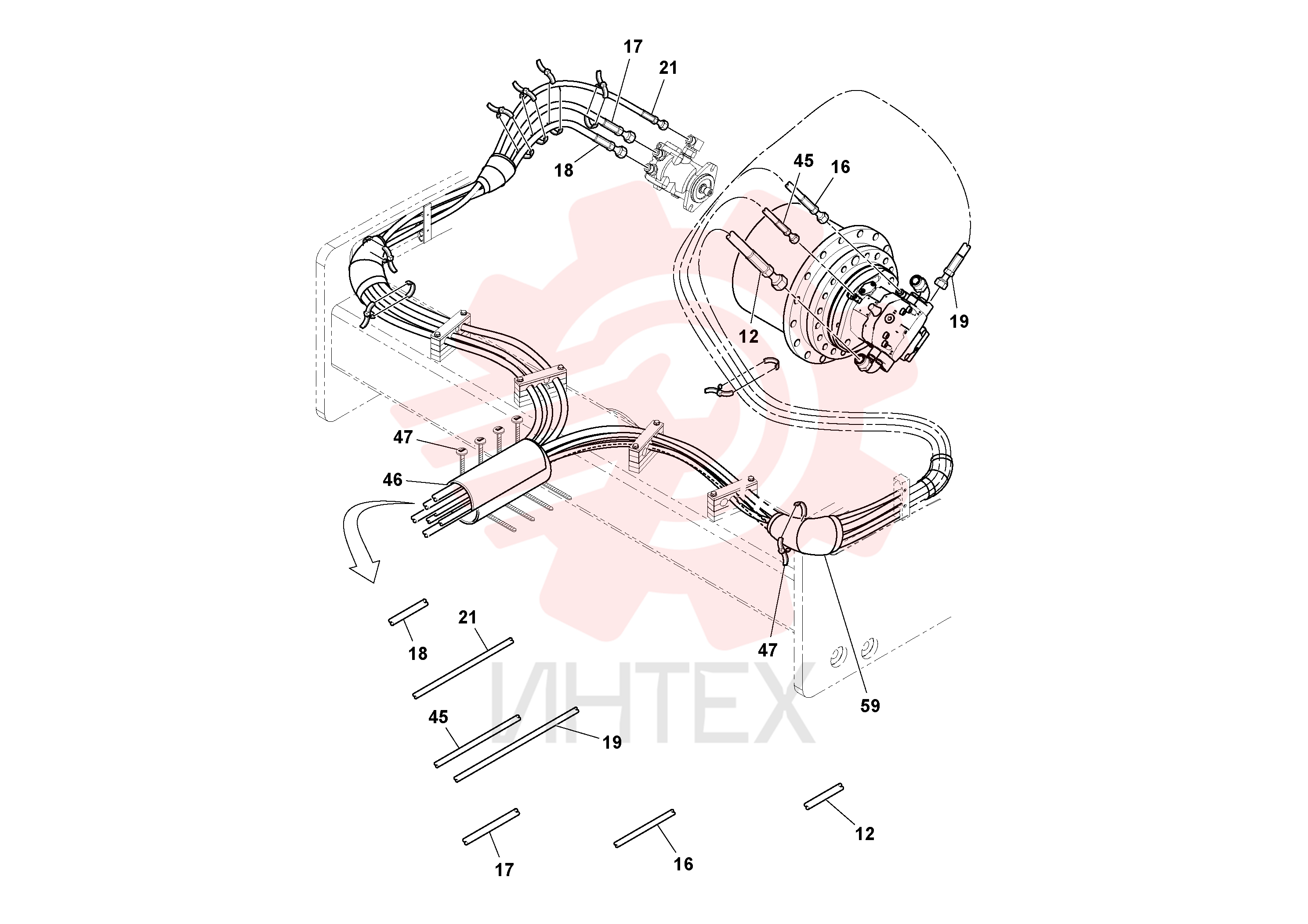 Hose assembly RM18004093 (2)