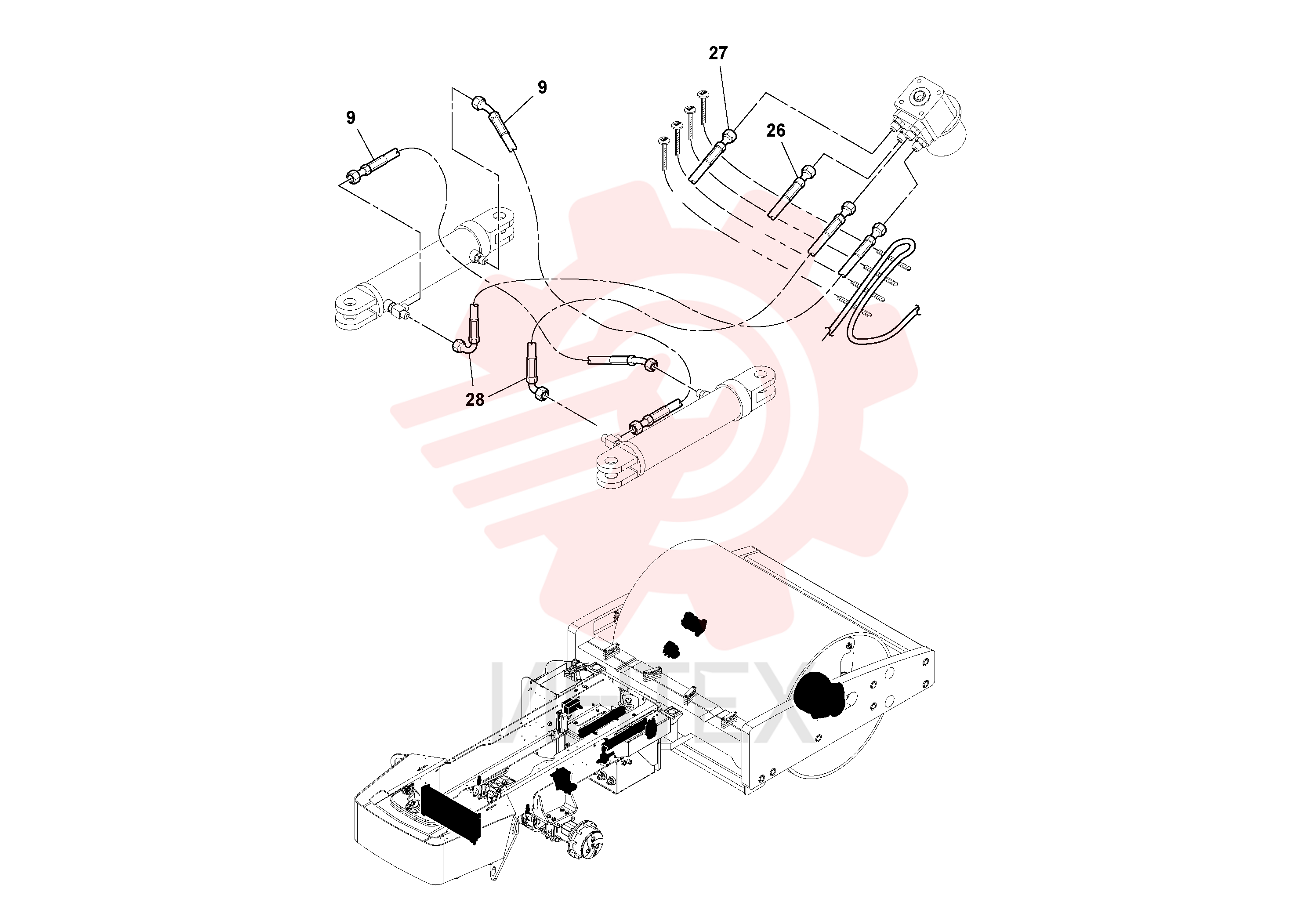 Hose assembly RM13313960 (2)