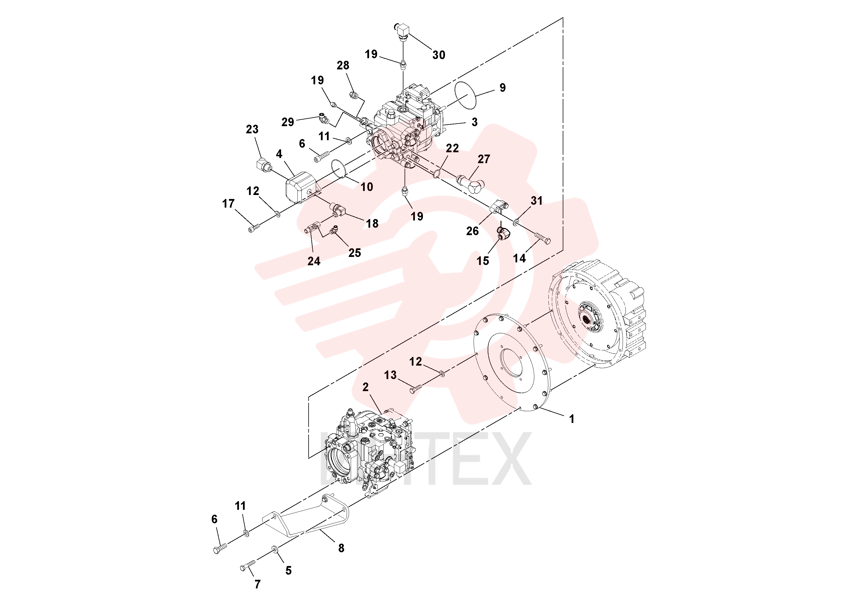 Sealing kit RM58898677 (4)