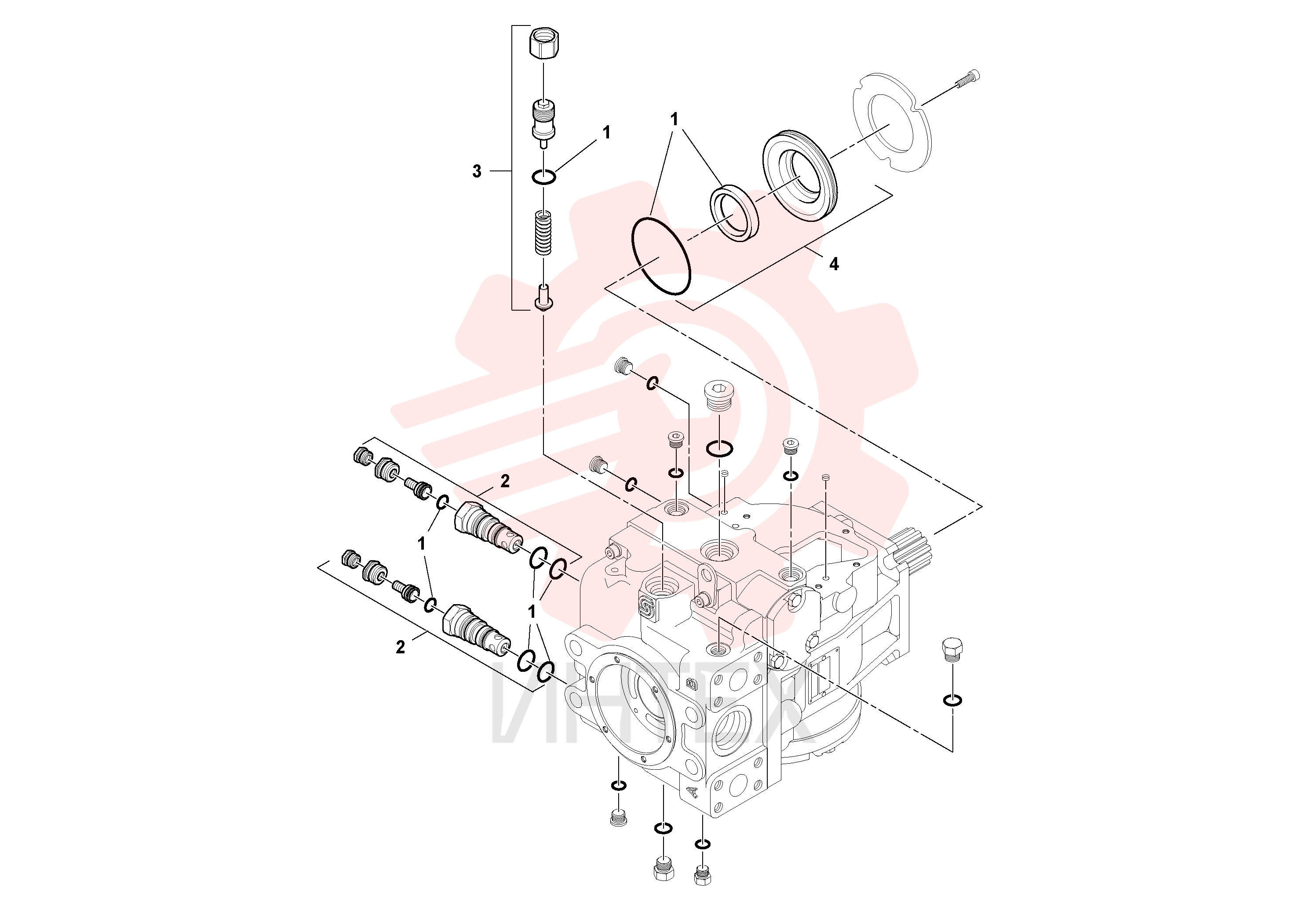 Sealing kit RM59985044 (25)