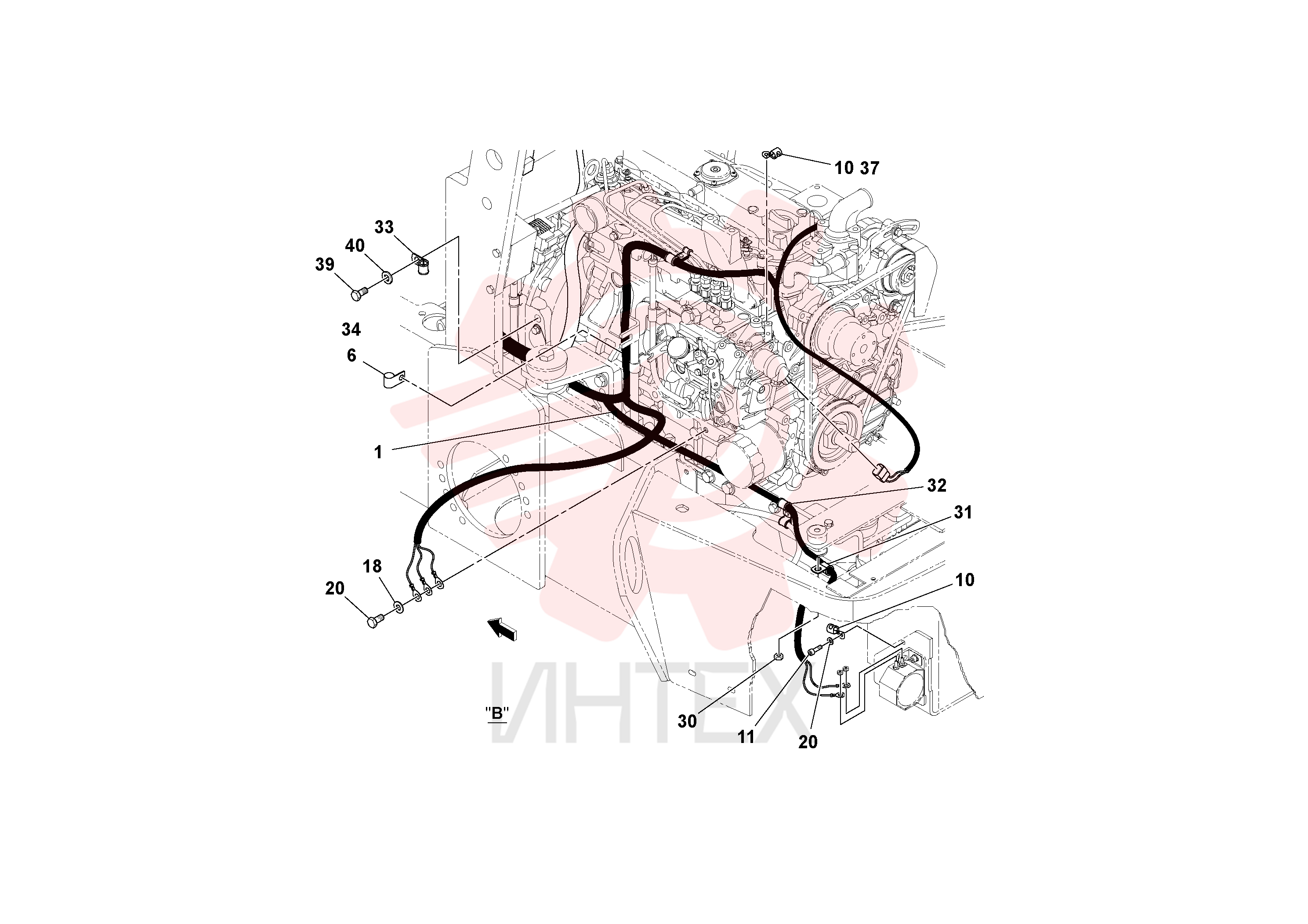 Cable harness