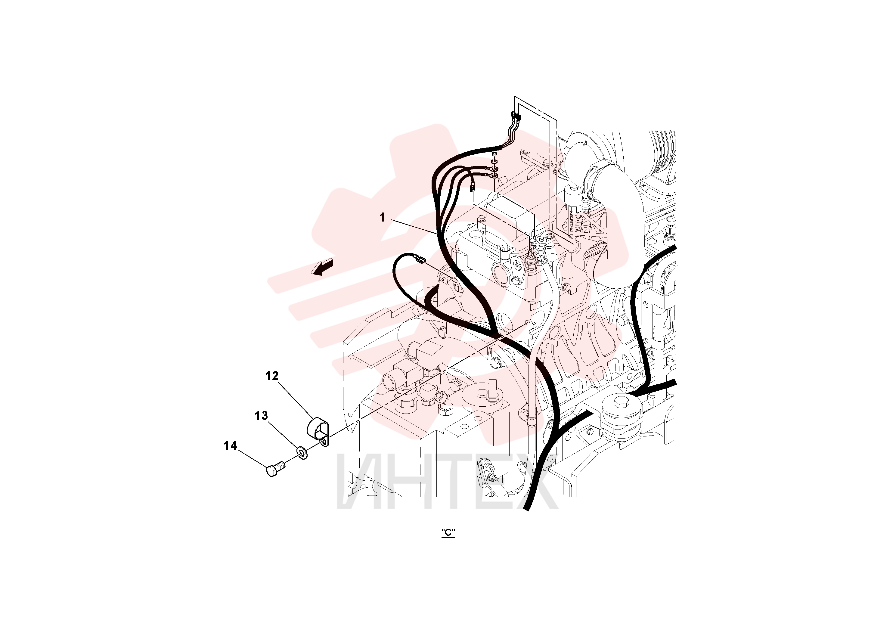 Cable harness
