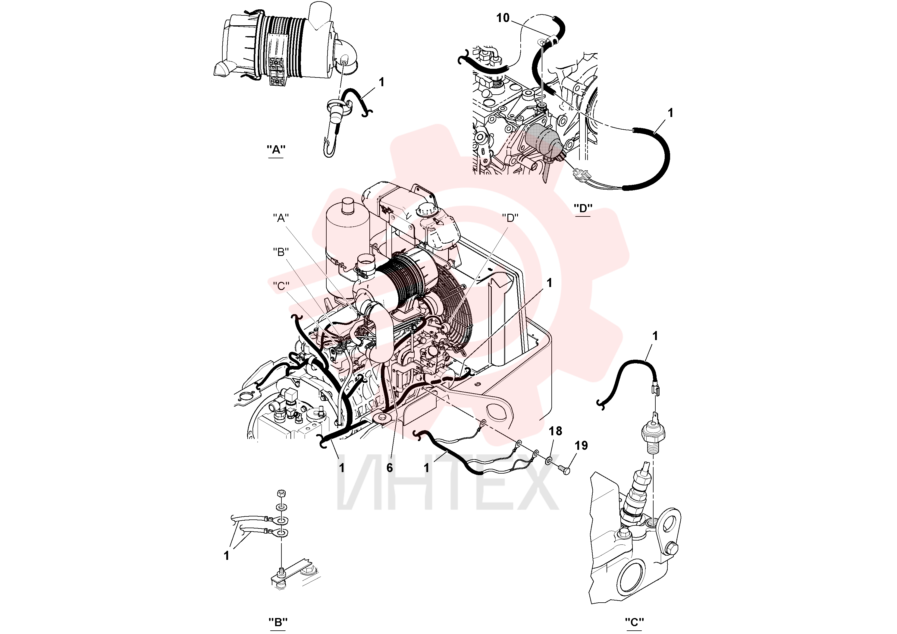 Cable harness