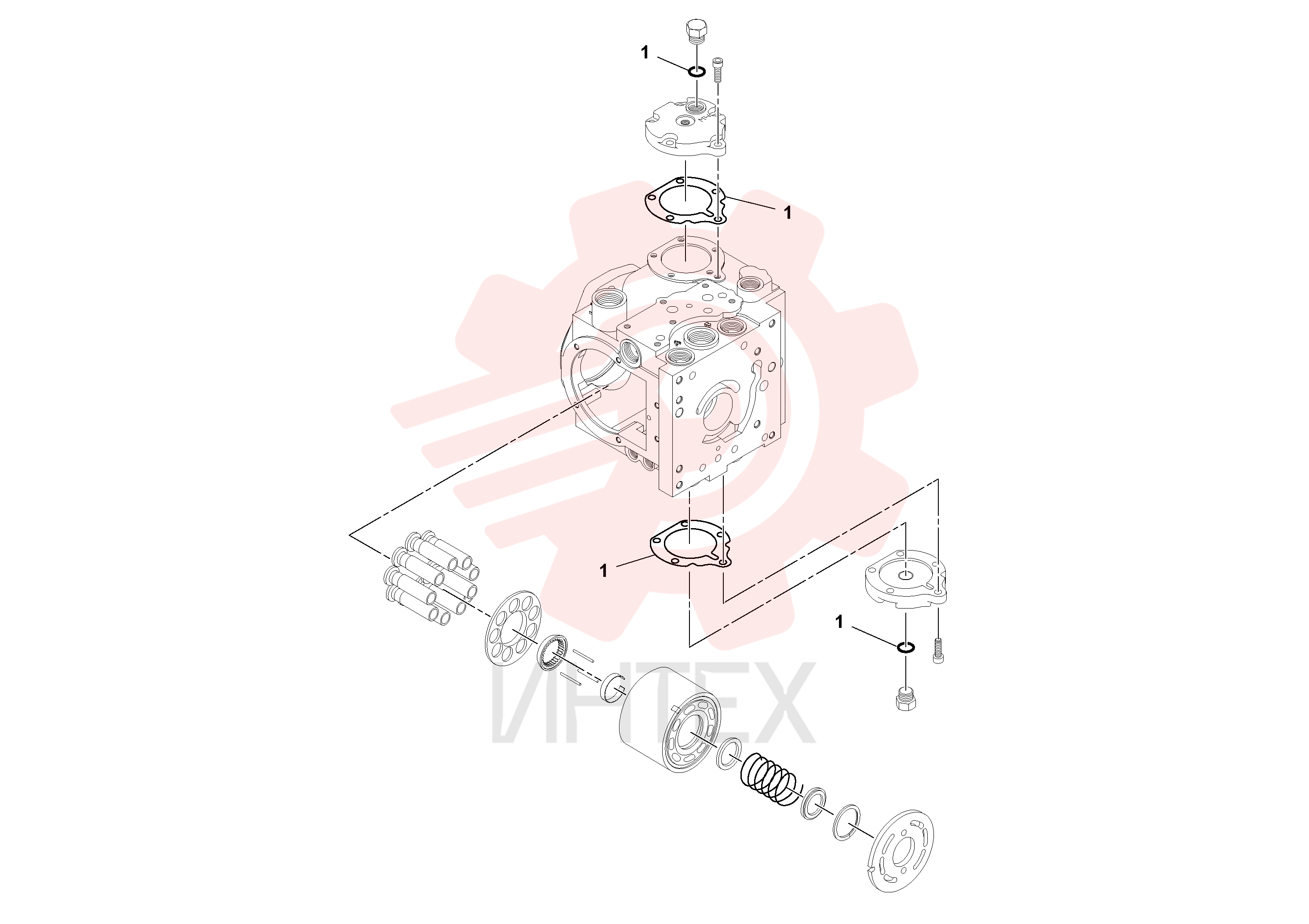 Gasket kit RM59051755 (7)