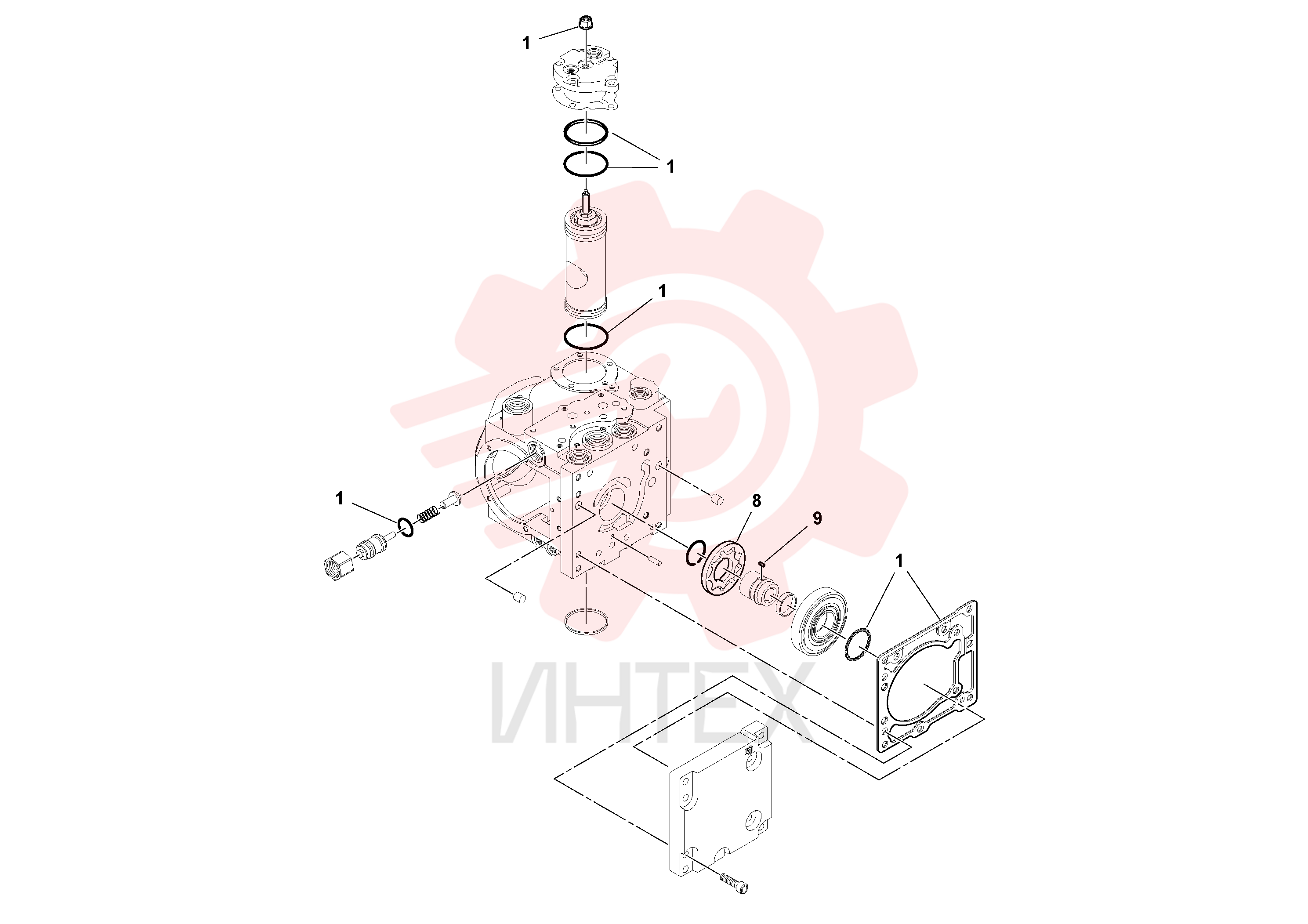 Gasket kit RM59051755 (8)