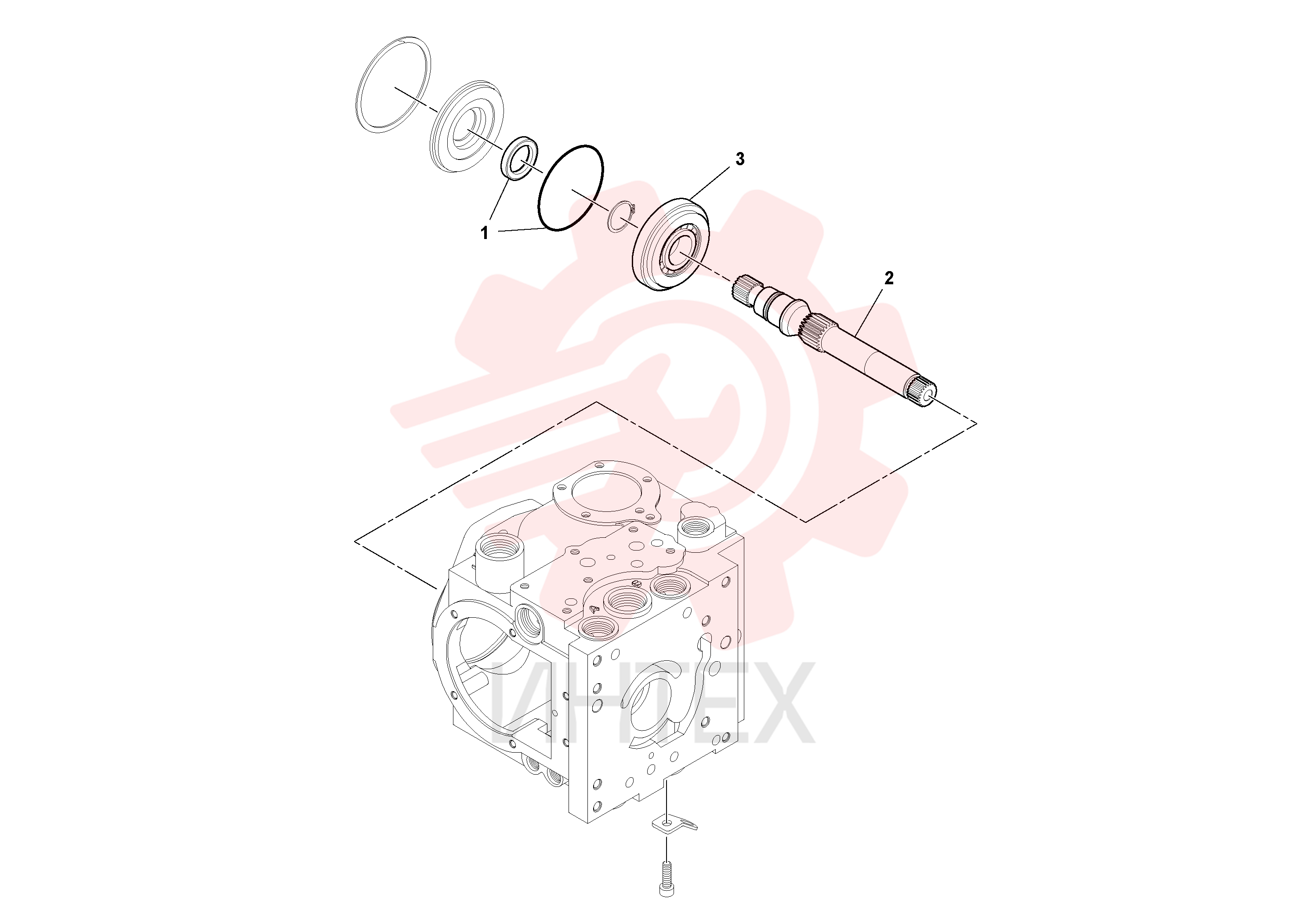 Gasket kit RM59051755 (10)