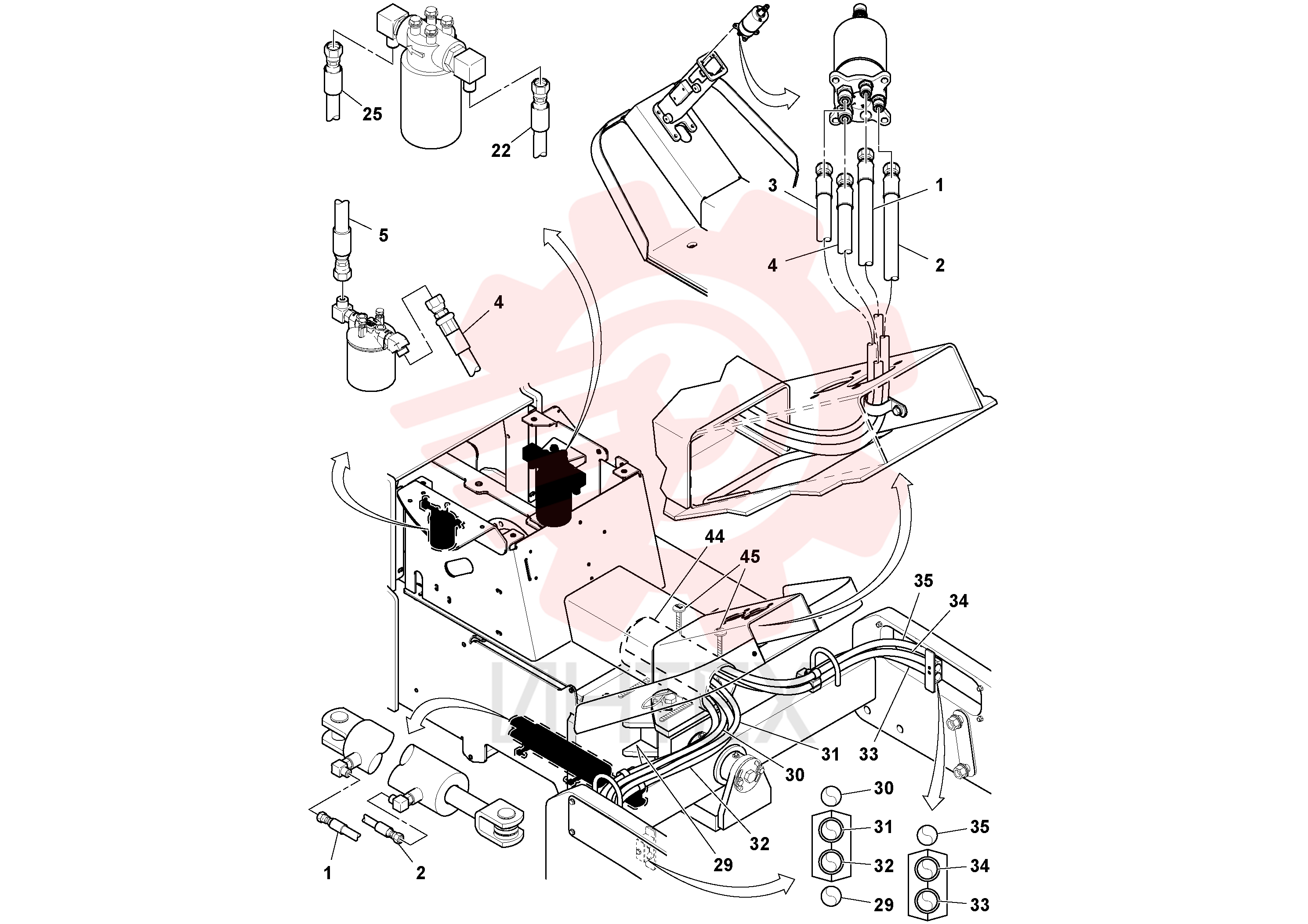 Hydraulic hose RM13334172 (1)