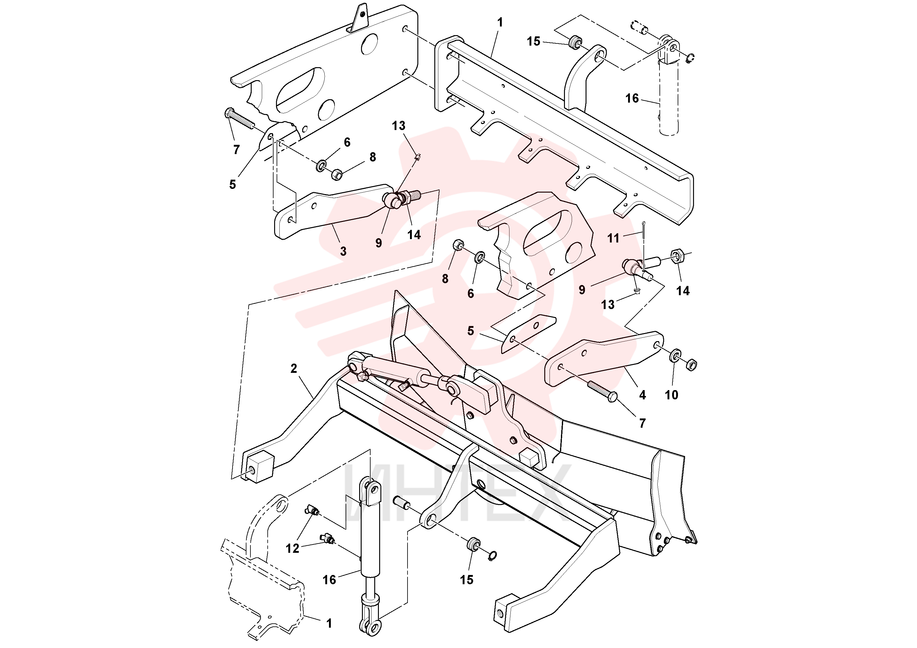 Sealing kit RM43829431 (4)
