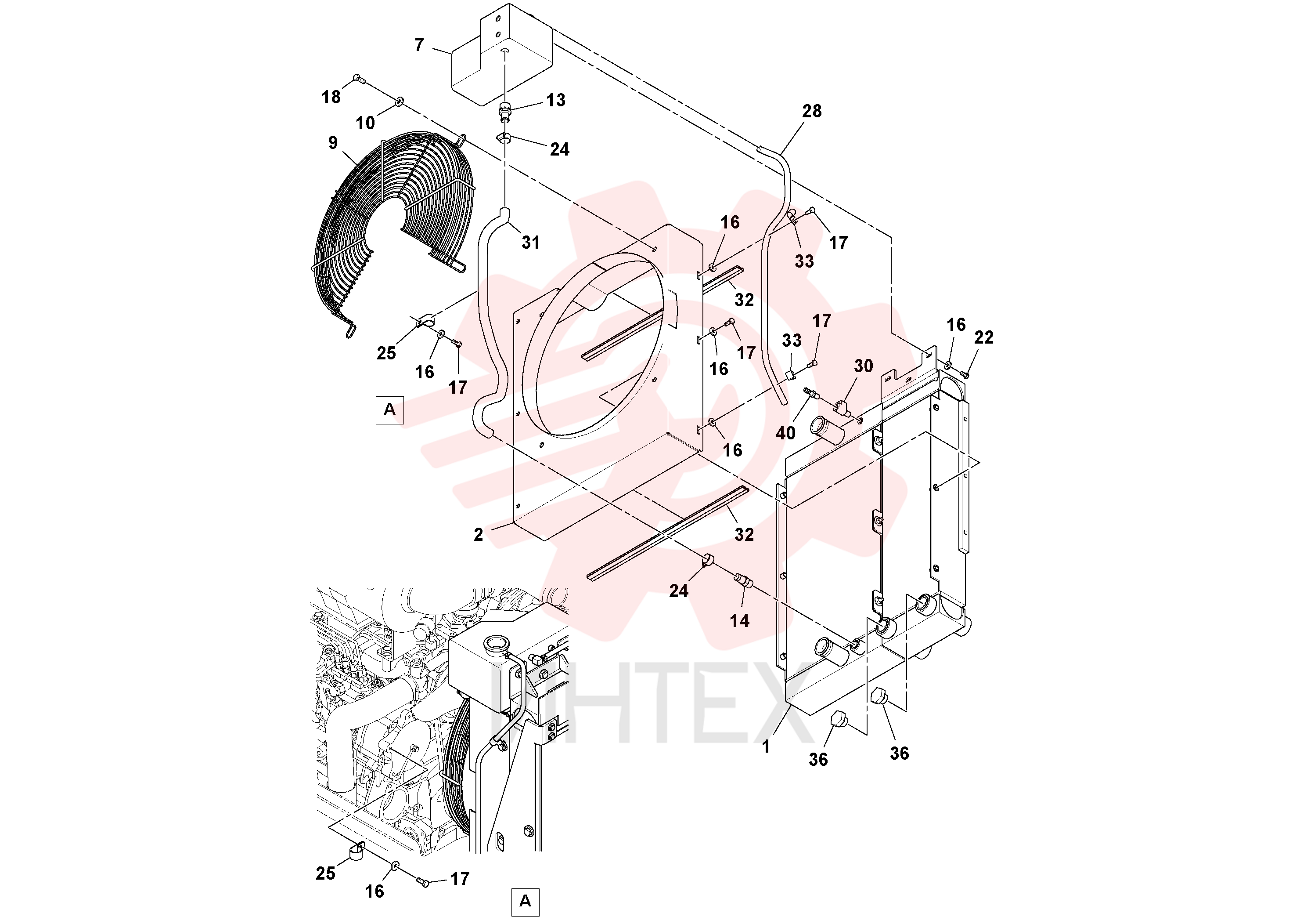 Радиатор RM46633640 (1)