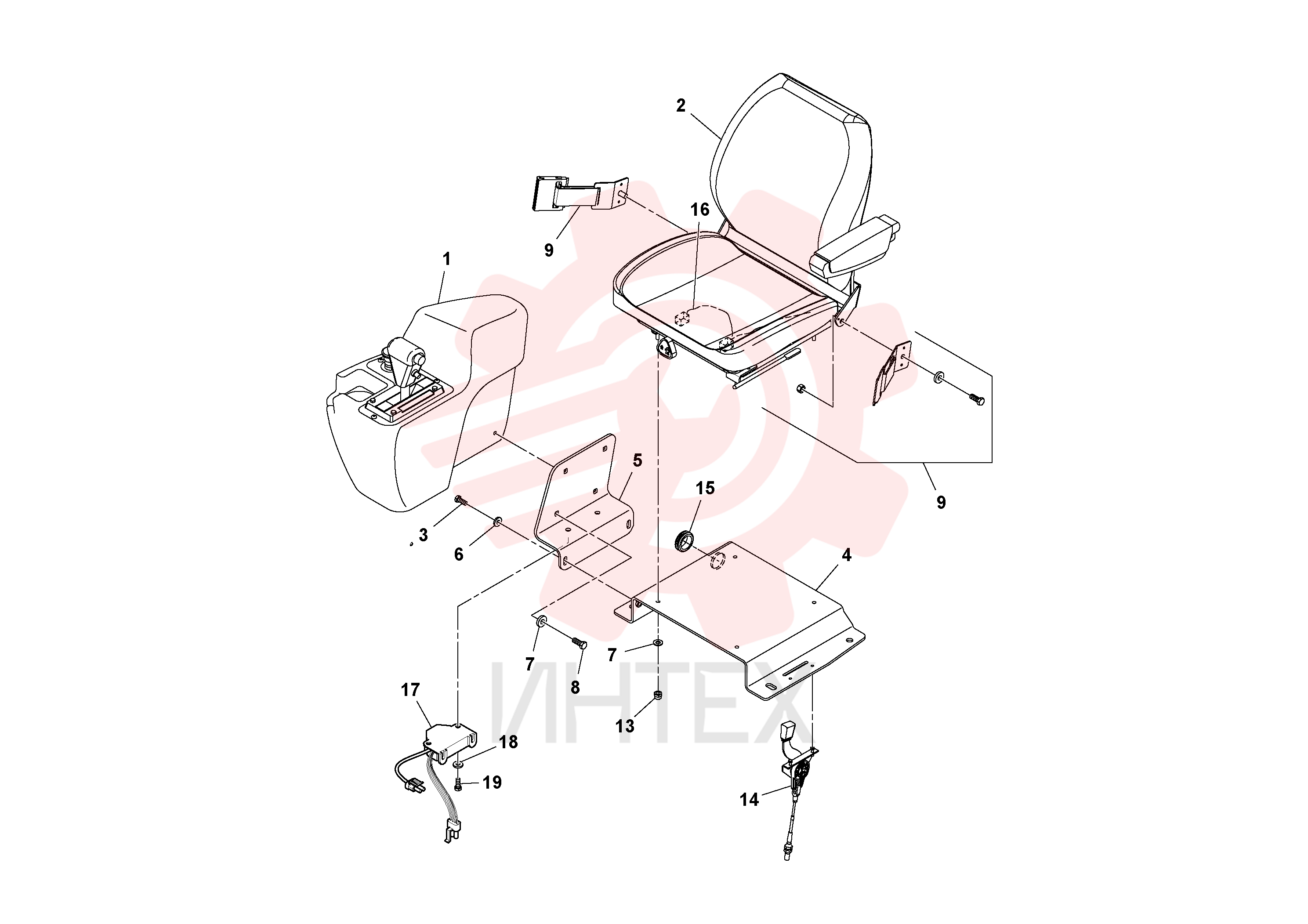 Seat support RM13295365 (2)