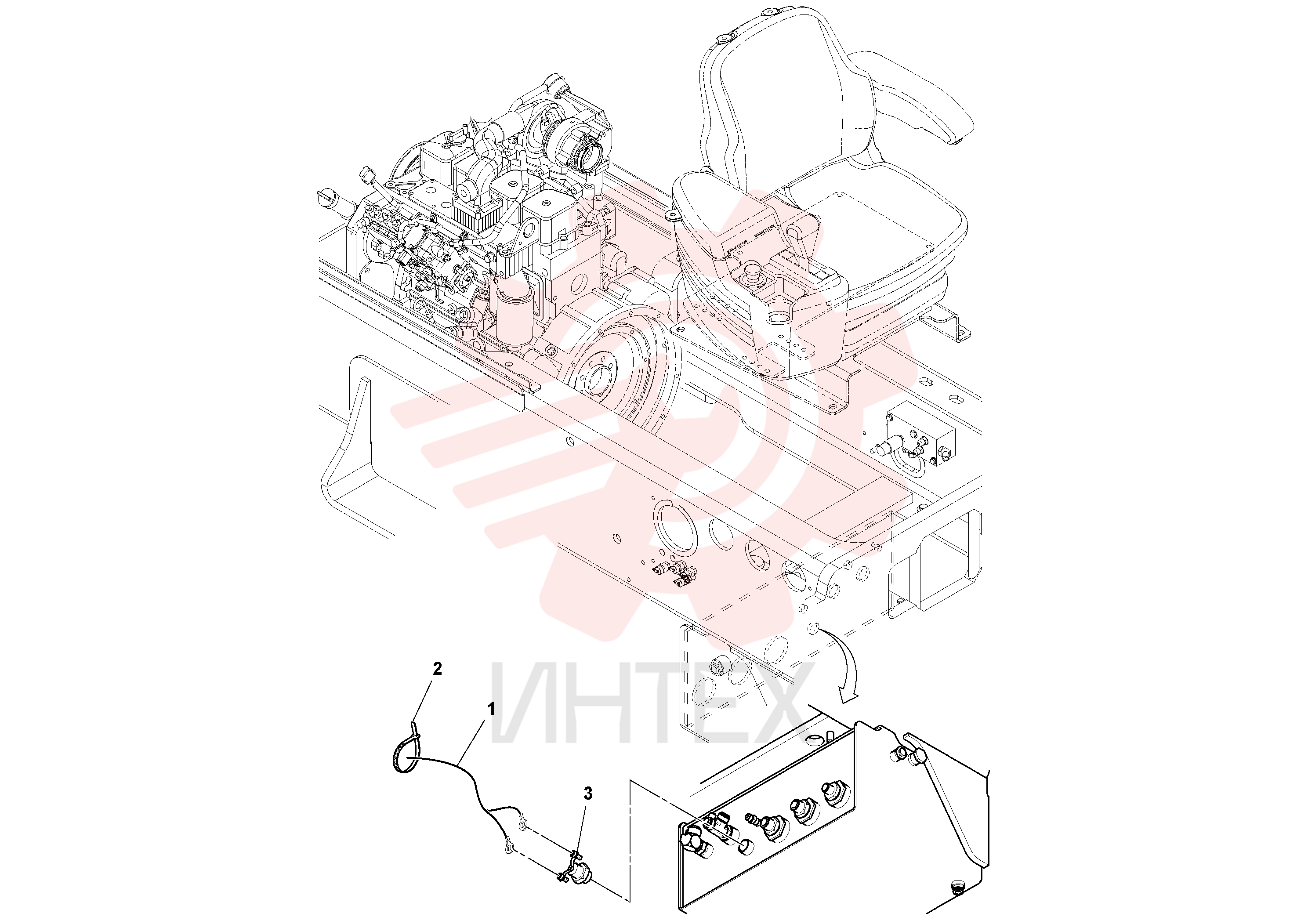 Cable harness RM43959030 (1)